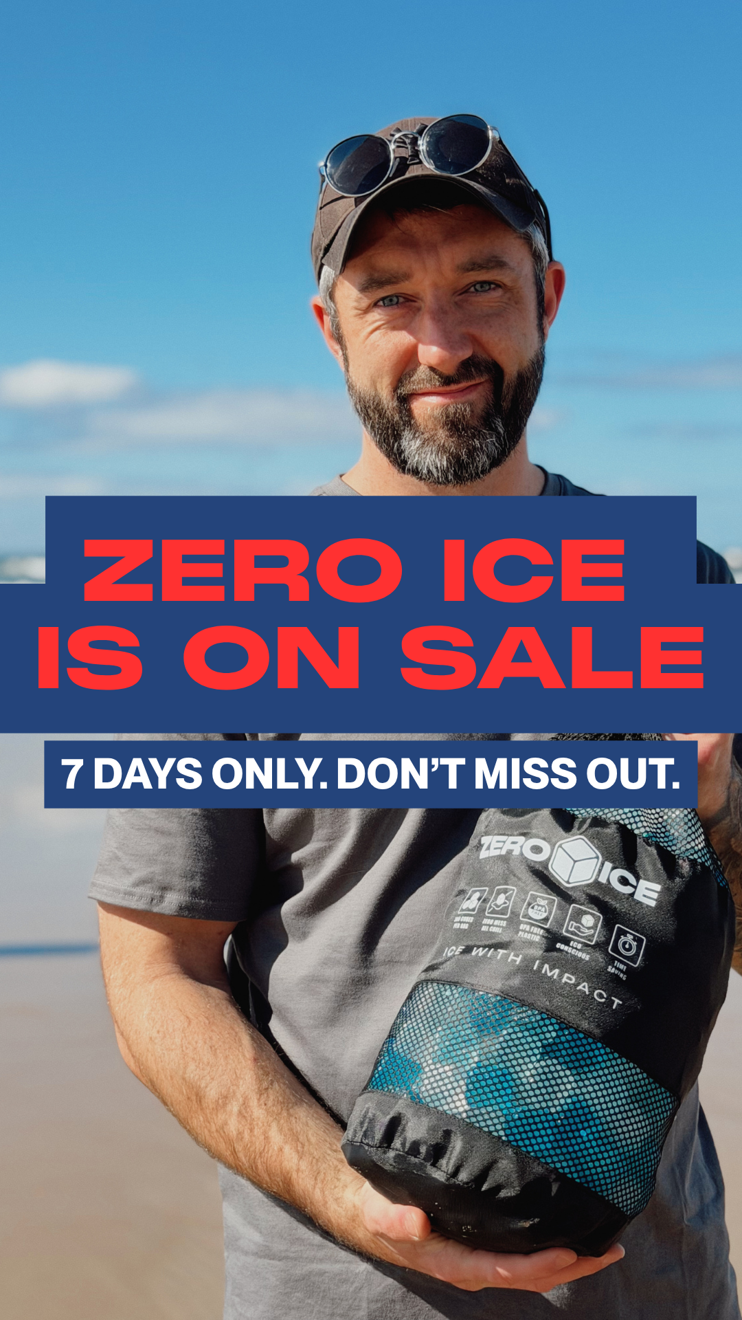 ZERO ICE Facebook ad