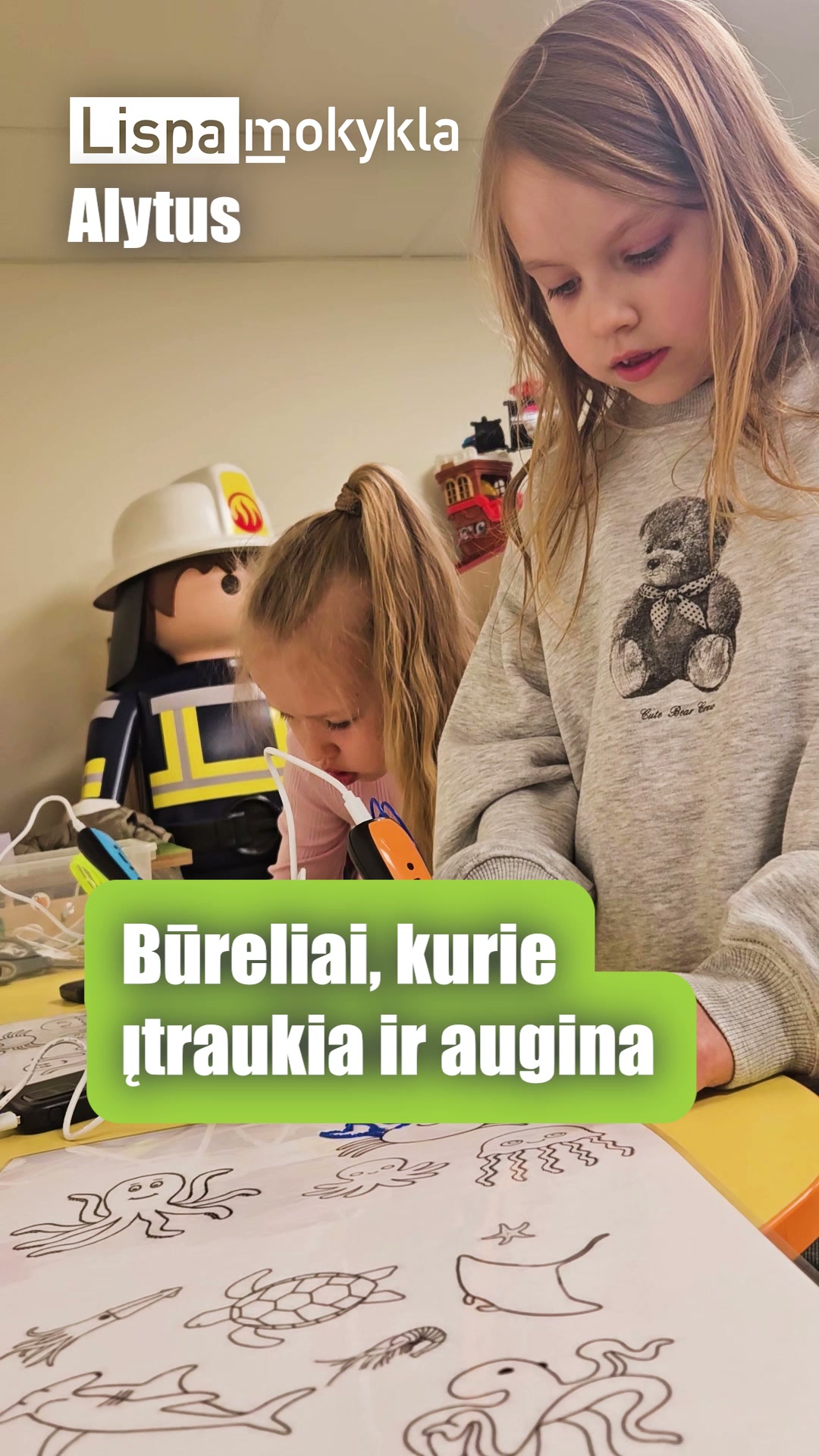 Hexomeda Facebook ad: Prasmingi LISPA būreliai vaikams