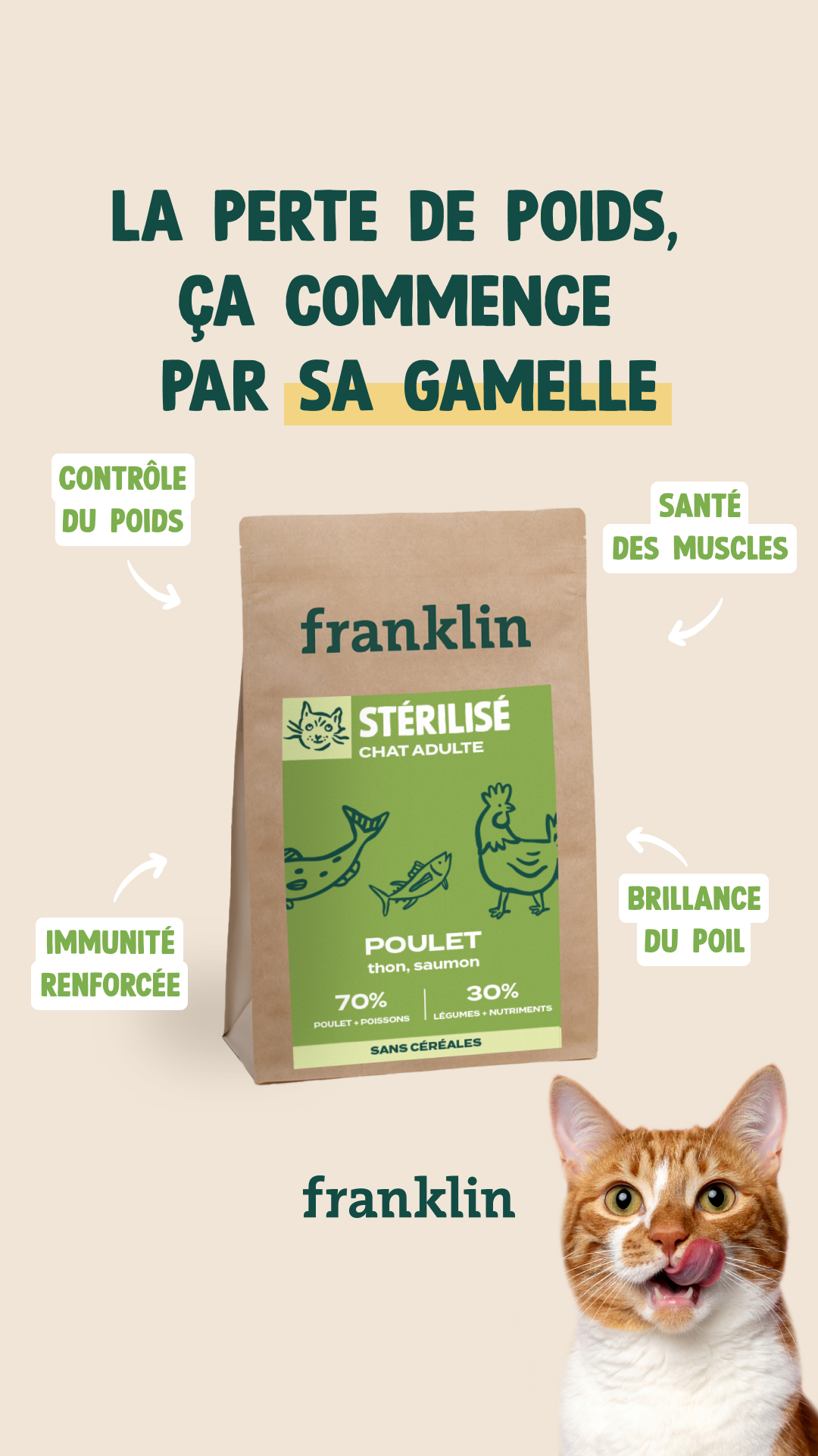Franklin Pet Food Facebook ad