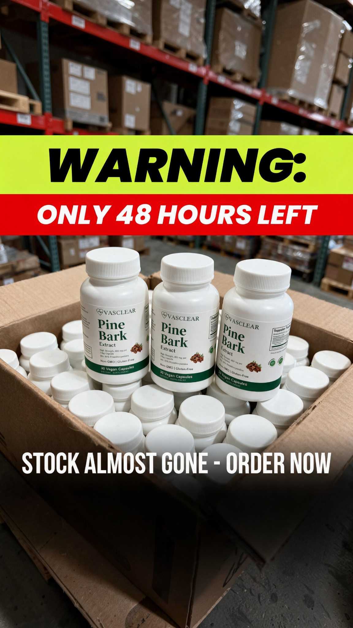 Vasclear Facebook ad: Backed By 160+ Studies. Now Up To 55% Off.