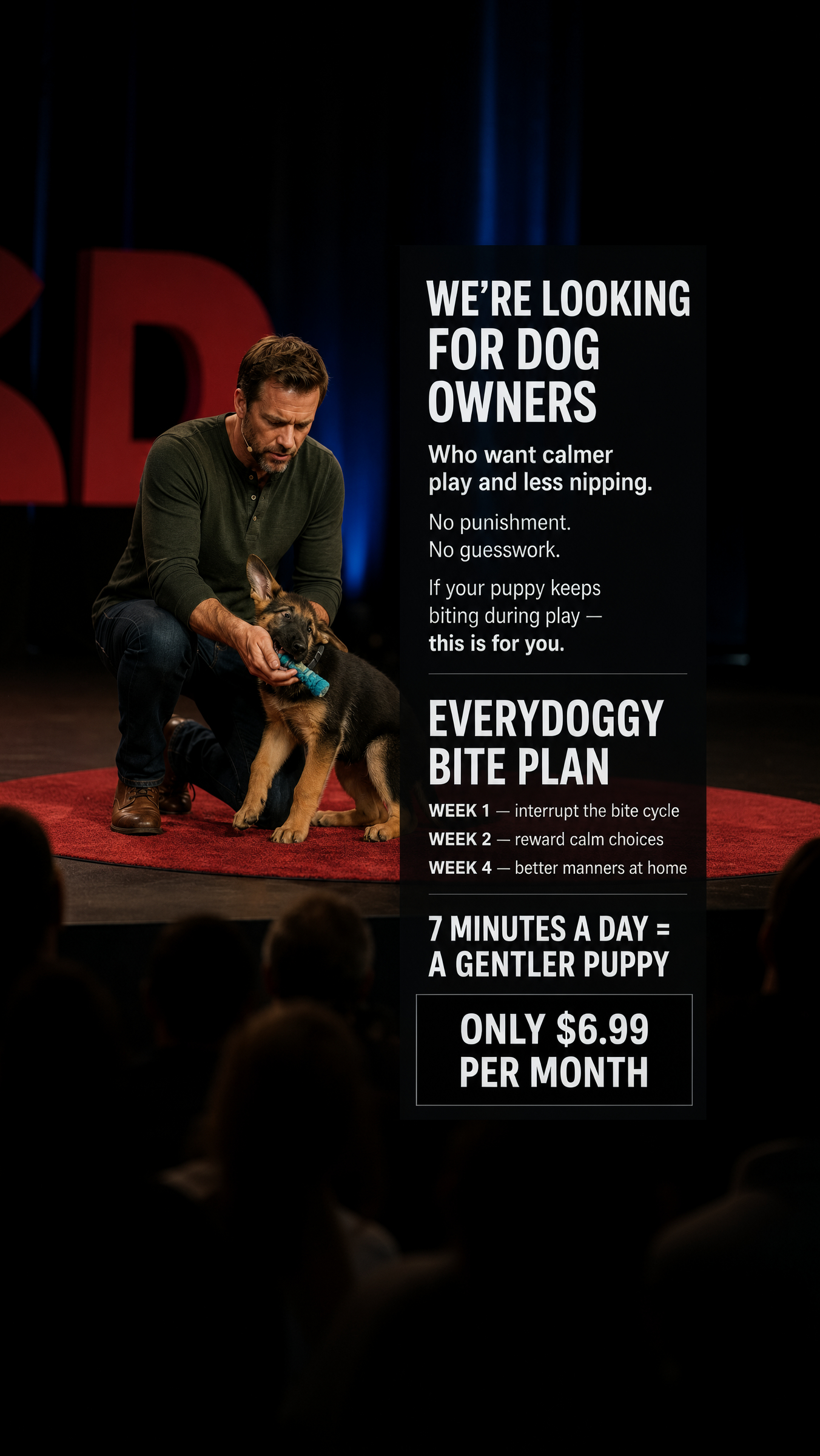 Ben Your Puppy Trainer Facebook ad