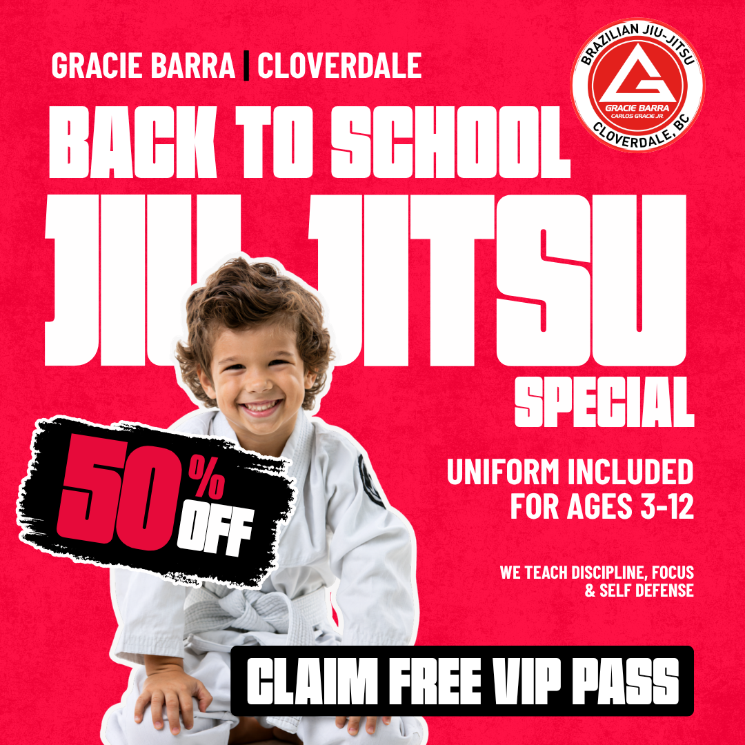 Gracie Barra Cloverdale Facebook ad: Book Your Child's Free Jiu Jitsu Session