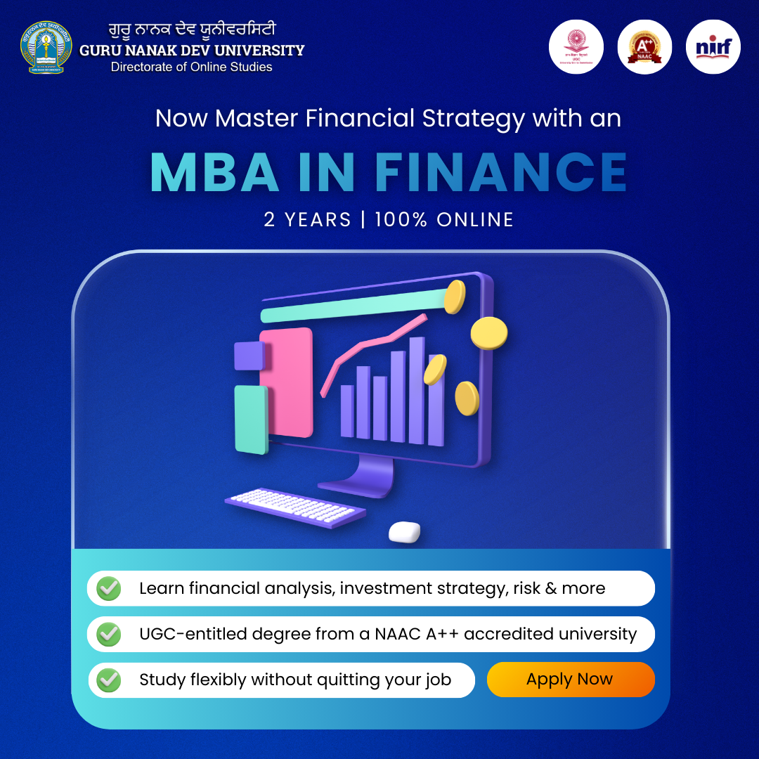 Guru Nanak Dev University - Online Degree Facebook ad: Chat with us to know more