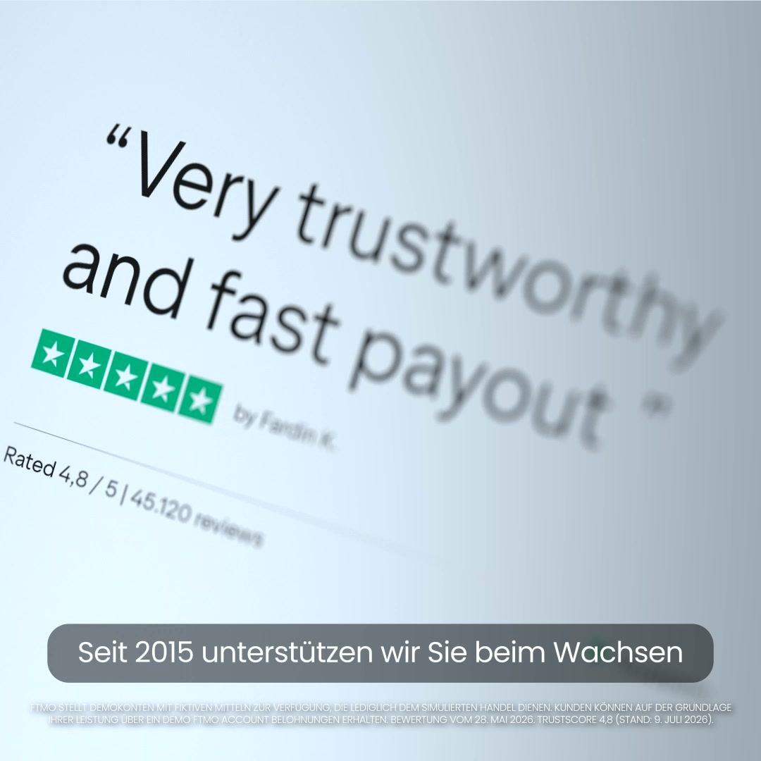 FTMO.com Facebook ad: Modernes Prop-Trading, Seit 2015