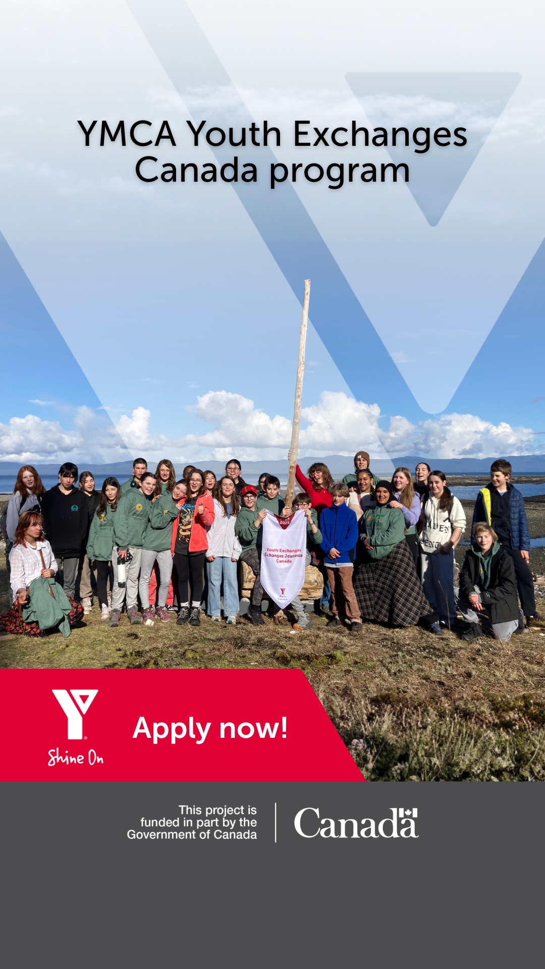 YMCA Youth Exchanges Canada/Échanges Jeunesse Canada Facebook ad from Feb 26, 2026