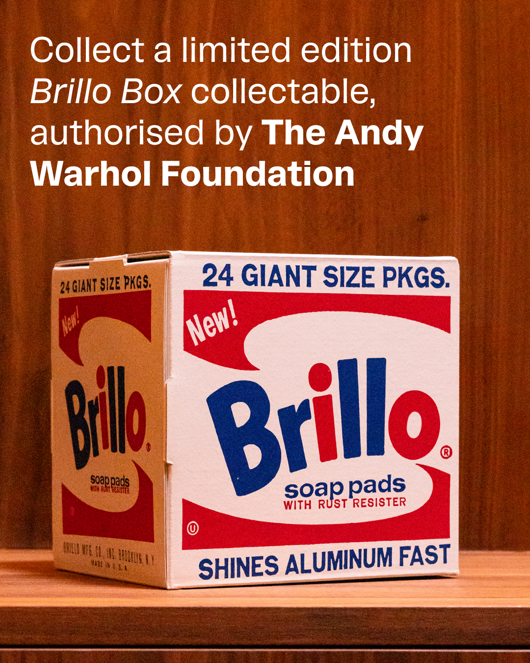 The Andy Warhol Foundation for the Visual Arts Facebook ad