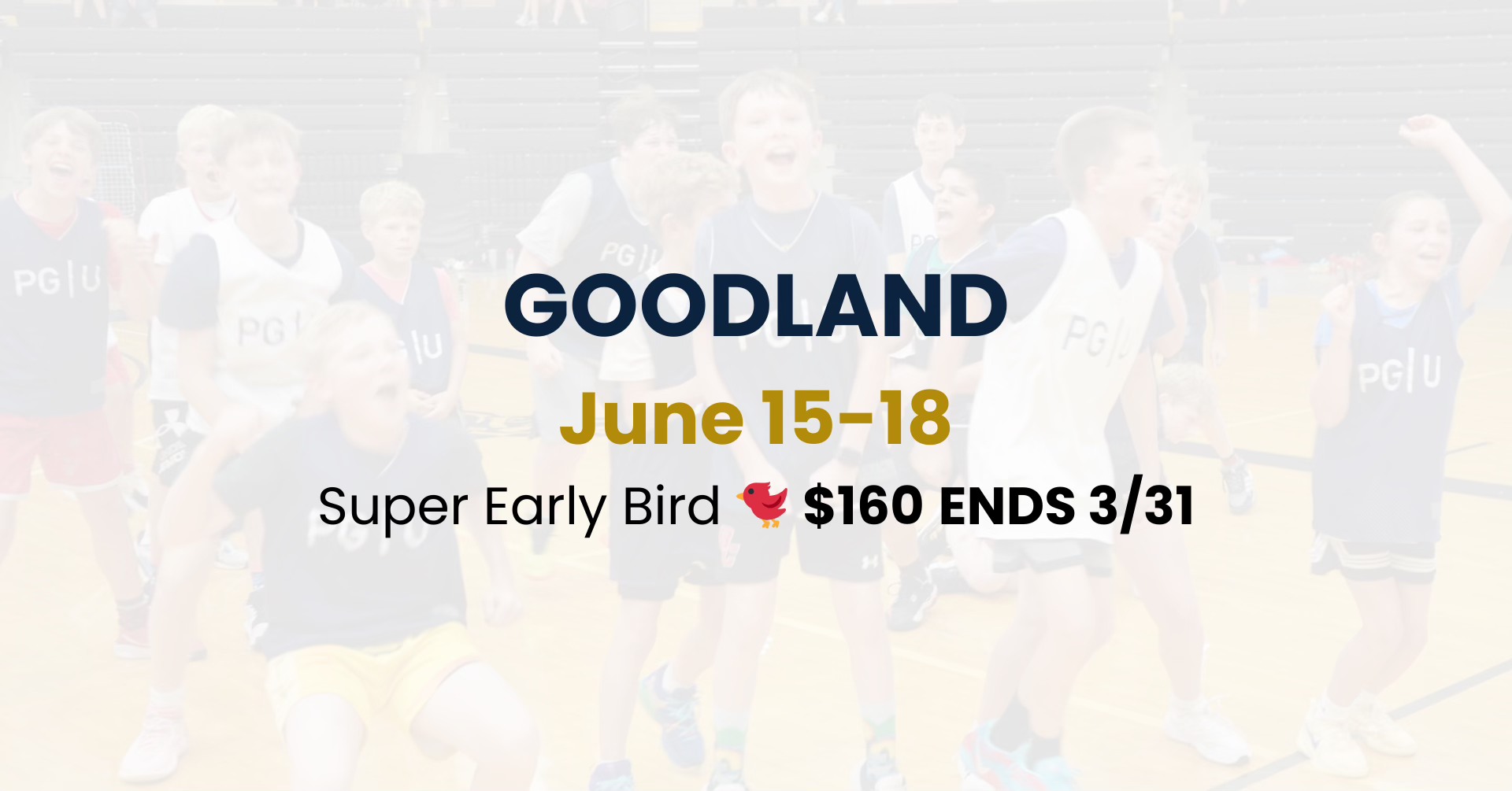 Point Guard University Facebook ad: Goodland Summer Basketball Camp