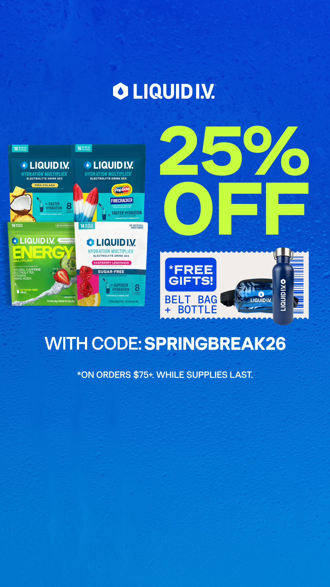 Liquid I.V. Facebook ad