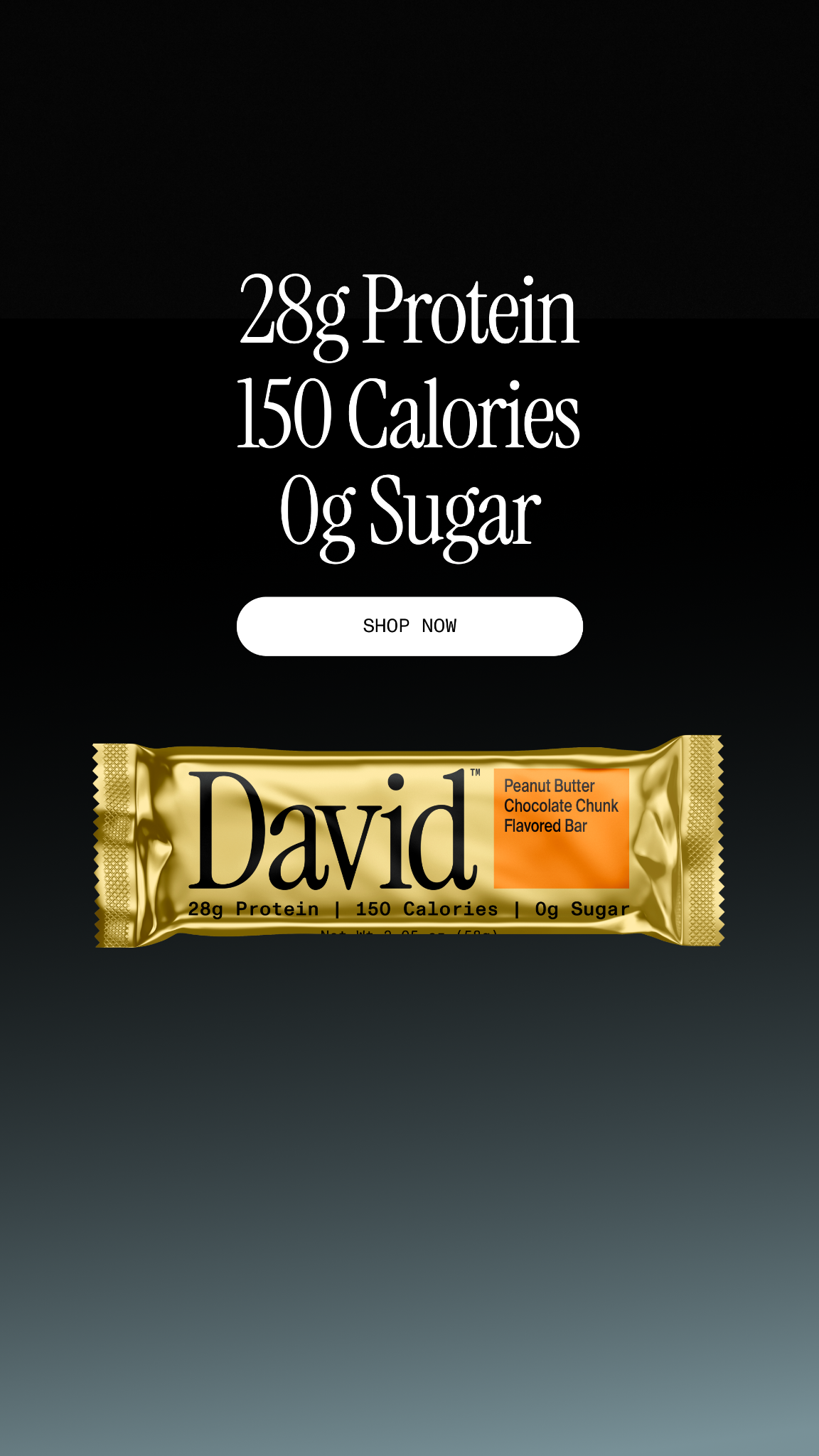 David Protein Facebook ad