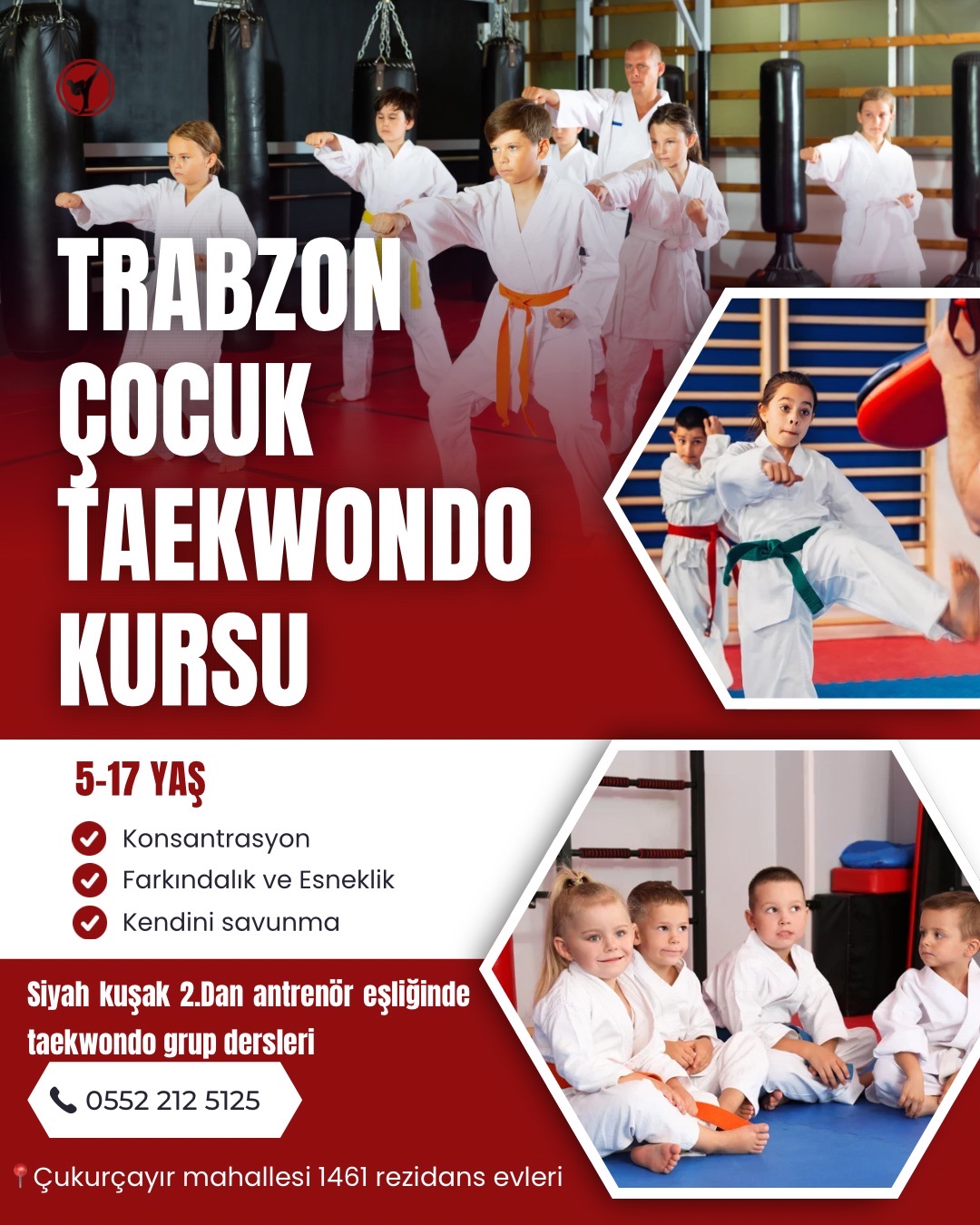 Kids Paradise Academy Facebook ad: İlk ders ÜCRETSİZ.