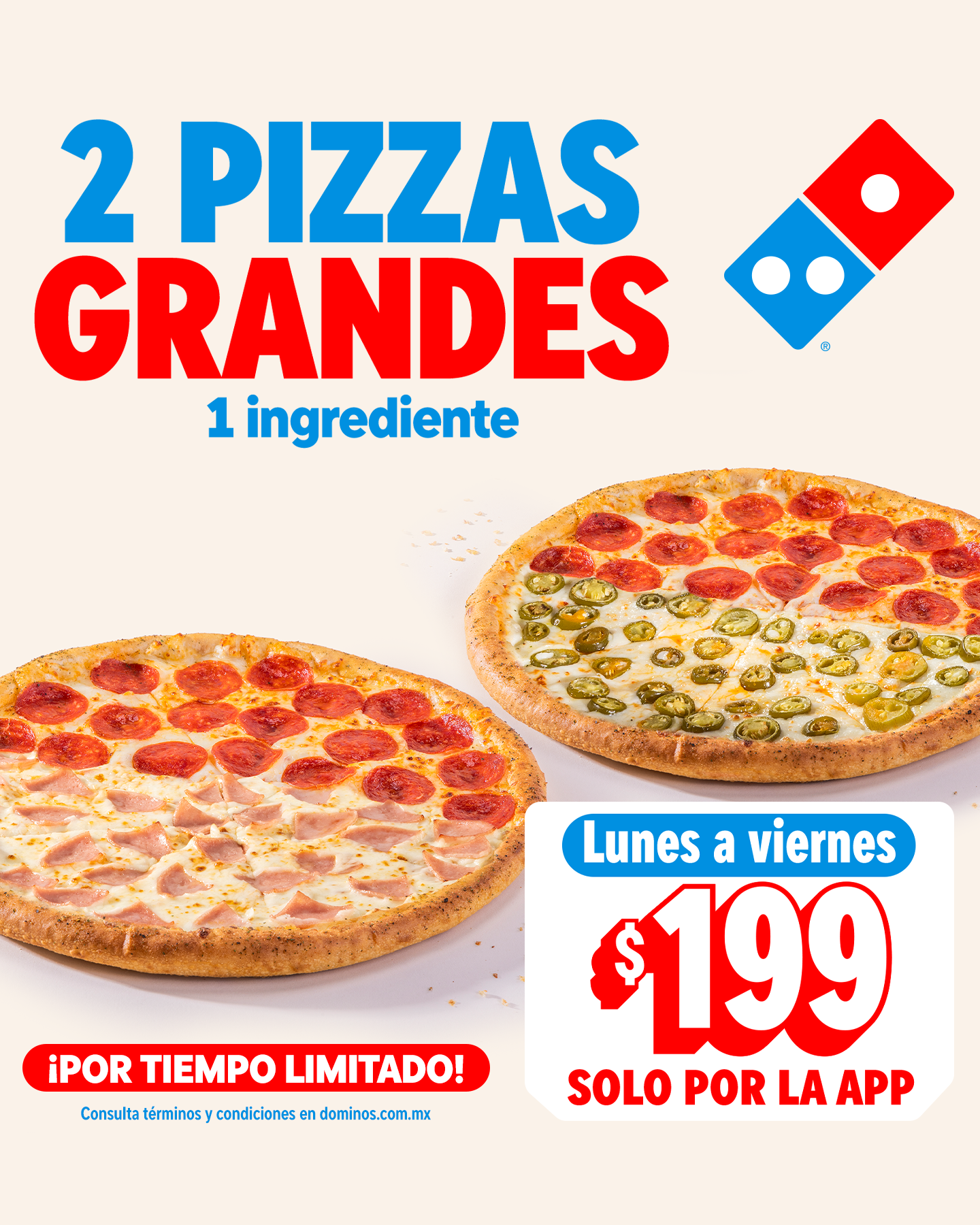 Domino's Mx Facebook ad
