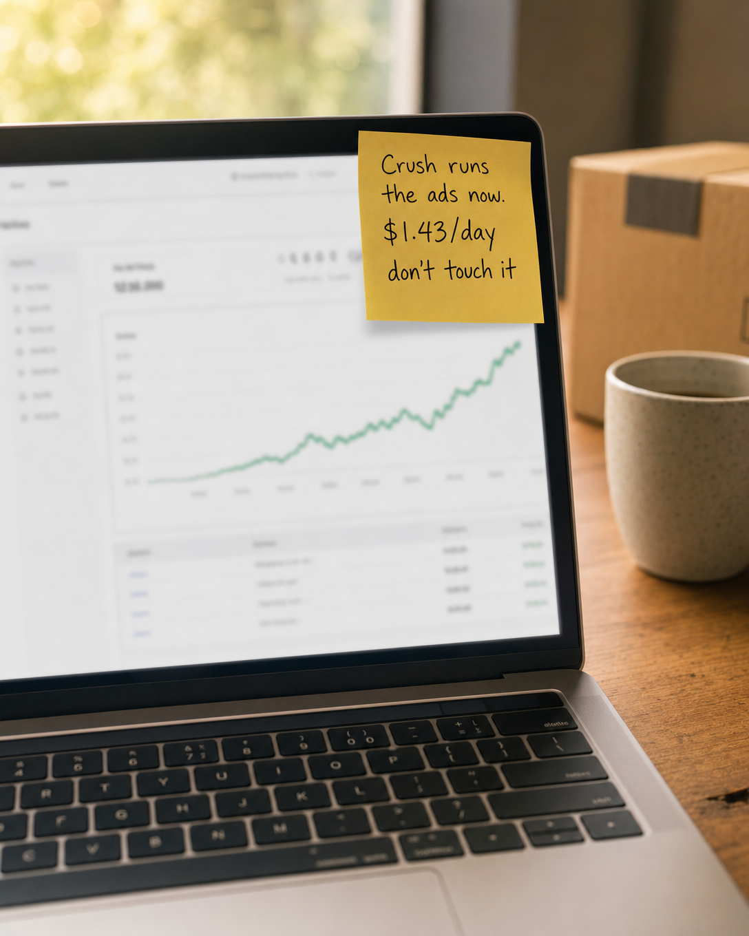 trycrush.ai Facebook ad: Crush runs the ads now