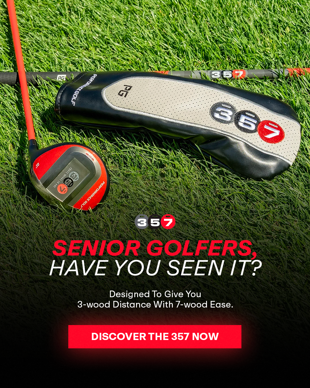 Performance Golf Facebook ad