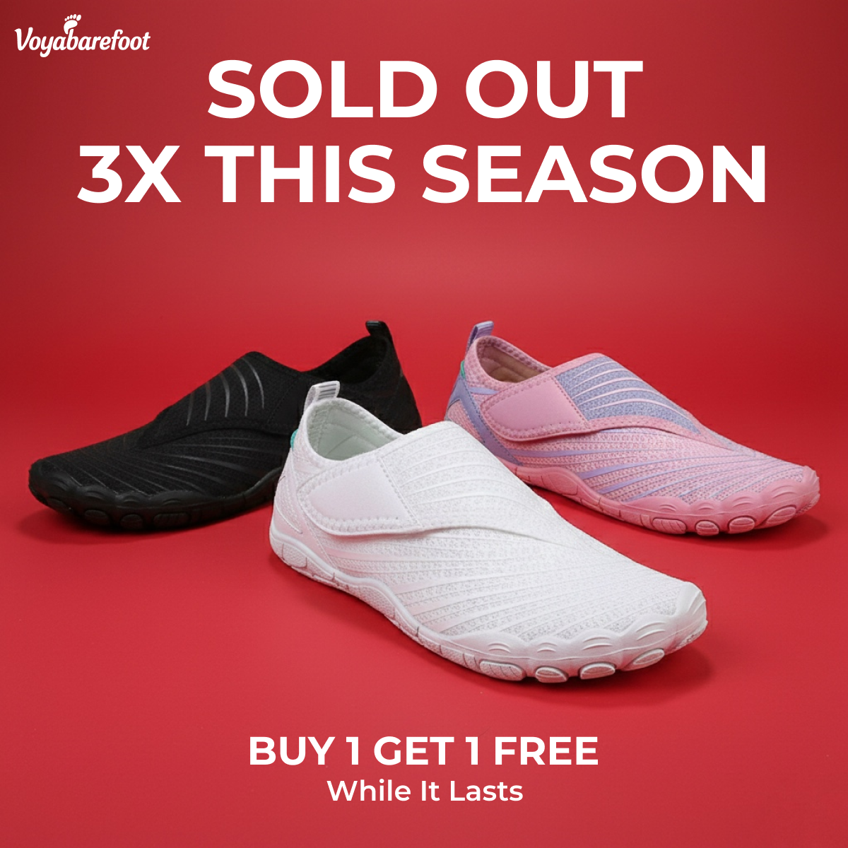 Voyabarefoot Facebook ad