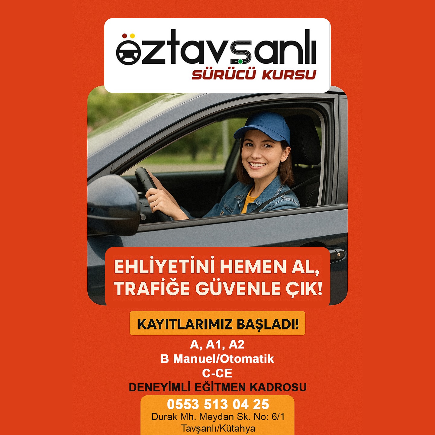 Öz tavşanlı sürücü kursu Facebook ad: EHLİYETSİZ KİMSE KALMASIN.