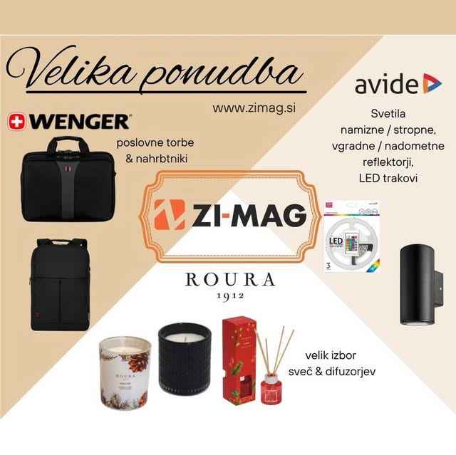 ZI-MAG d.o.o. Facebook ad: ZI-MAG spletna trgovina Zippo, Maglite, Victorinox, Wenger