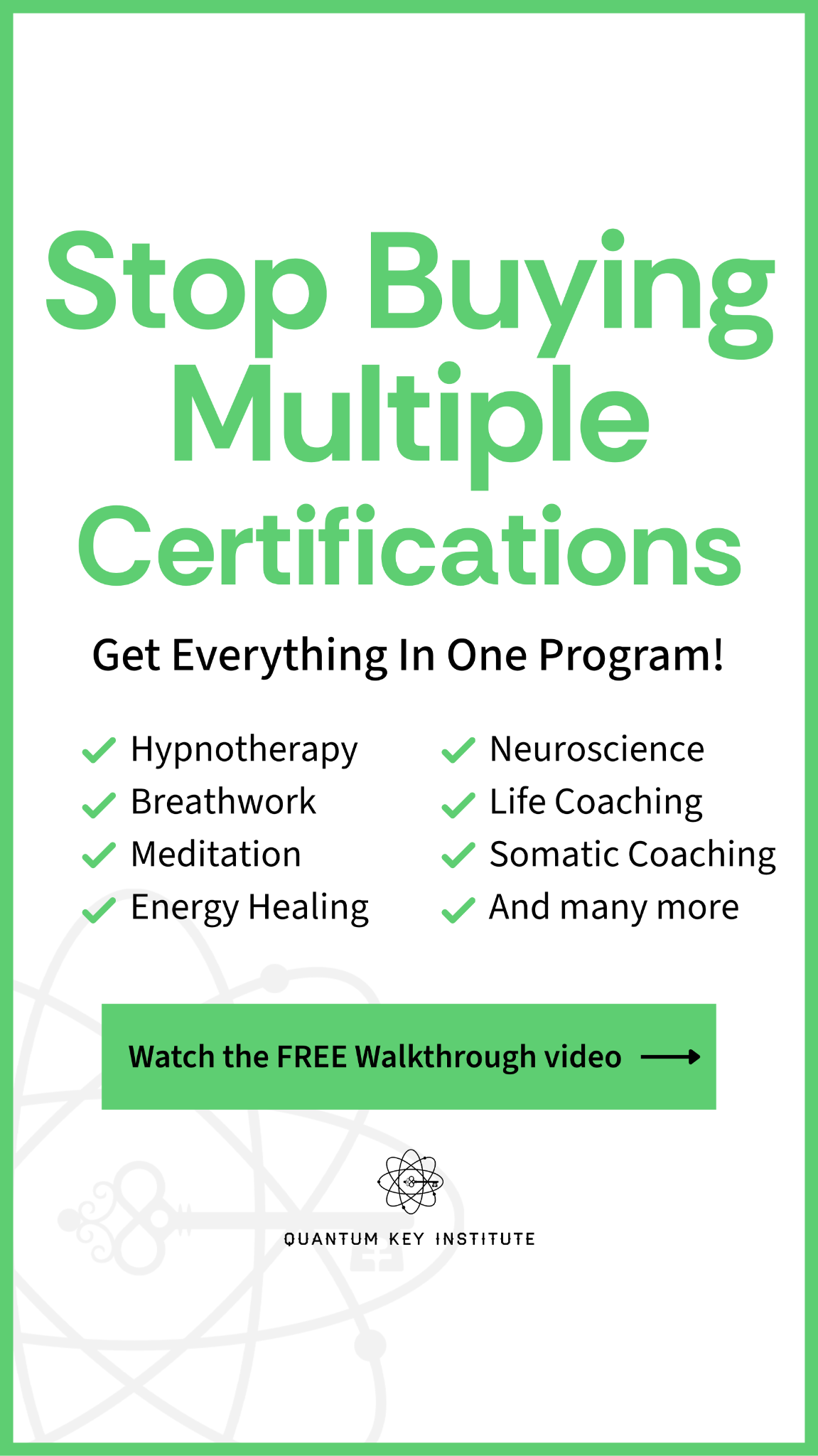 Quantum Key Institute Facebook ad