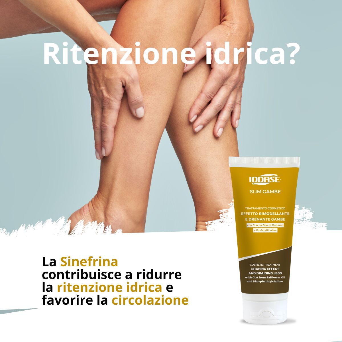 Iodase Cosmetics Facebook ad: Prova ora Slim Gambe