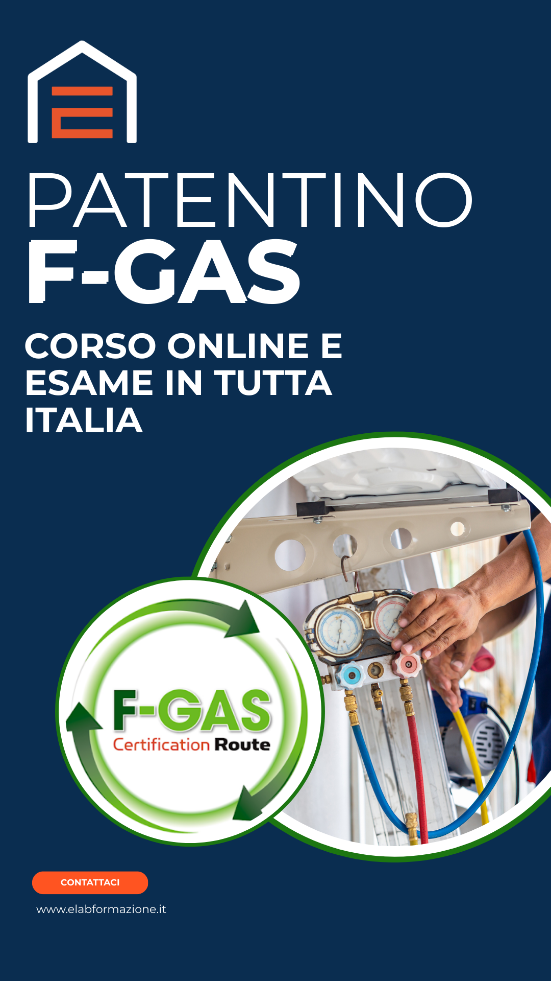 E-Lab Formazione Facebook ad: PATENTINO F-GAS E CERTIFICAZIONE AZIENDA