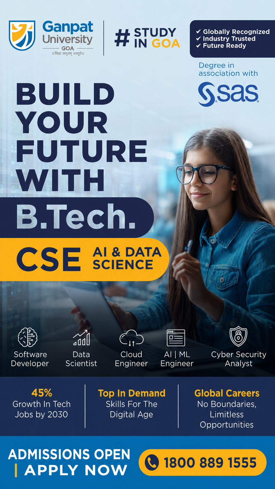 Ganpat University Goa Facebook ad