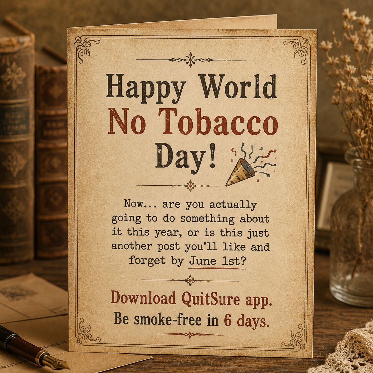 QuitSure - Quit Smoking Smartly Facebook ad