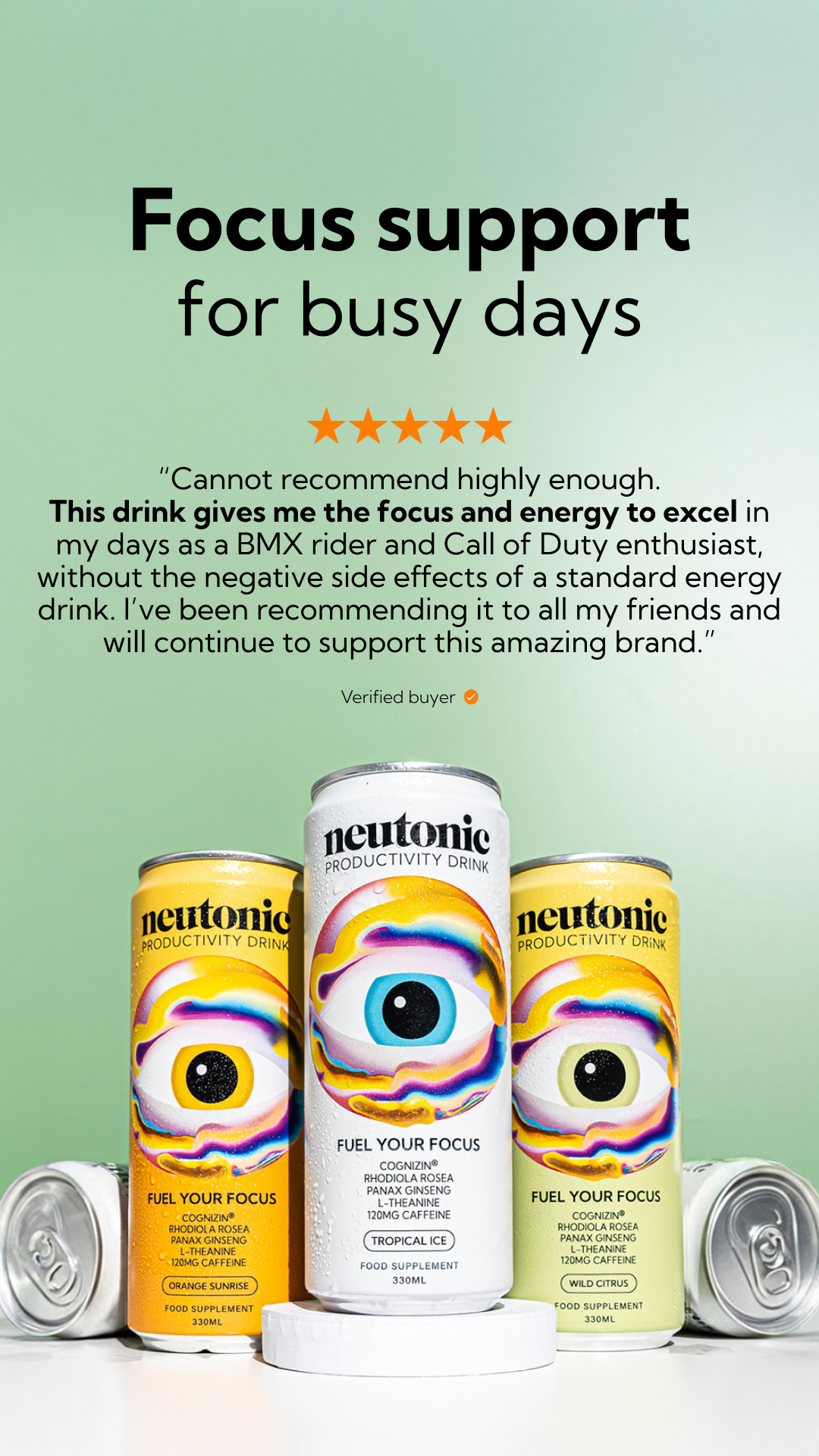 Neutonic Facebook ad