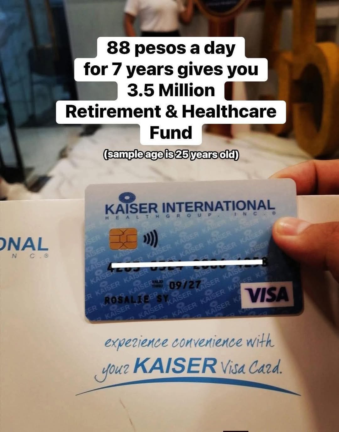 Kaiser 3in1 Investment PH Facebook ad: Do not let your hard-earned money be wiped…