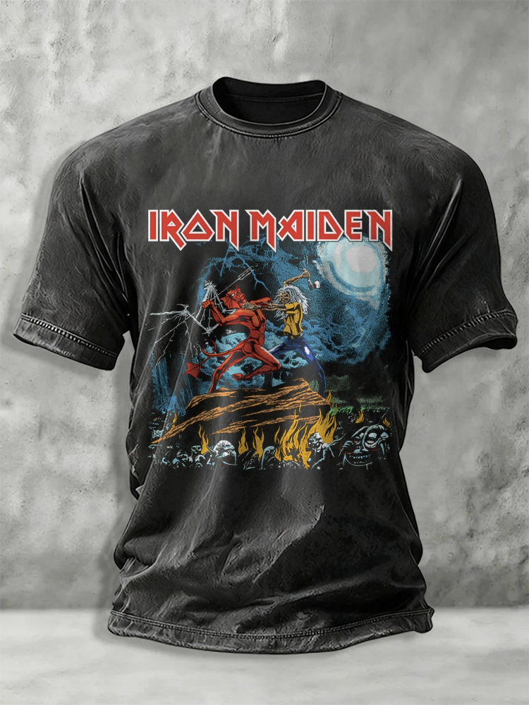 Vntgrock Facebook ad: Rock Vintage Washed Tees Durable cotton, iconic band…