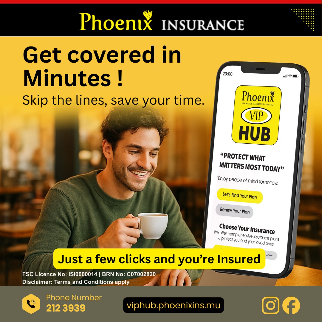 Phoenix Insurance Mauritius Limited Facebook ad