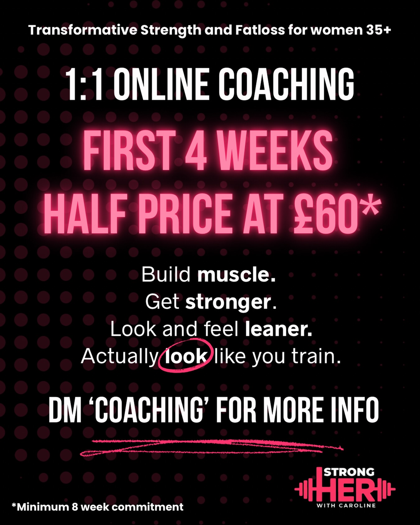 Caroline Byrne Personal Trainer Facebook ad