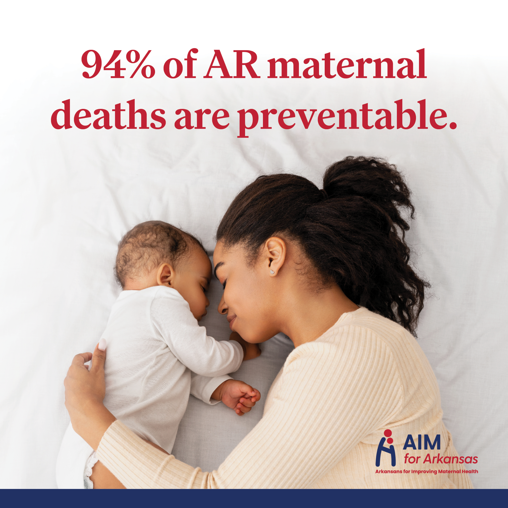 Arkansans for Improving Maternal Health Facebook ad: Read The Research