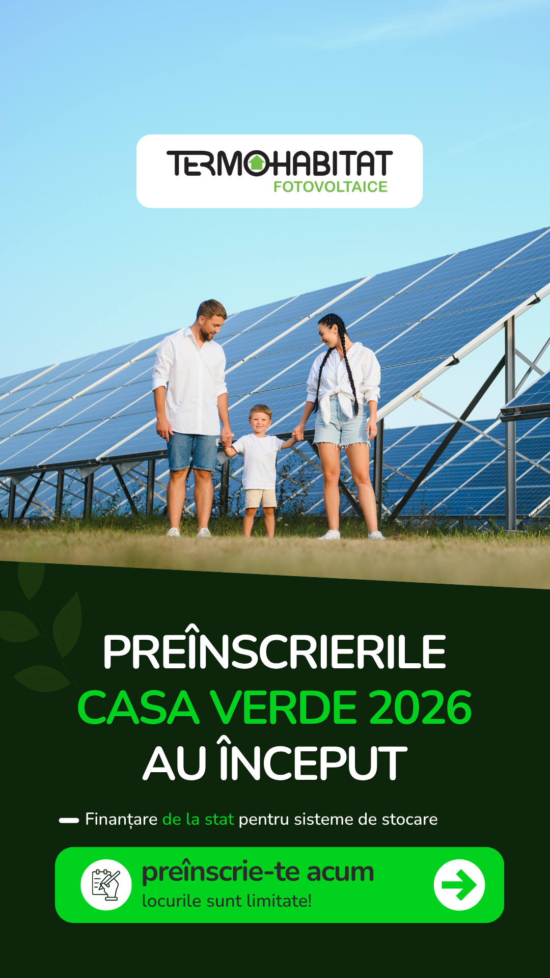 Termohabitat Fotovoltaice Facebook ad from May 26, 2026