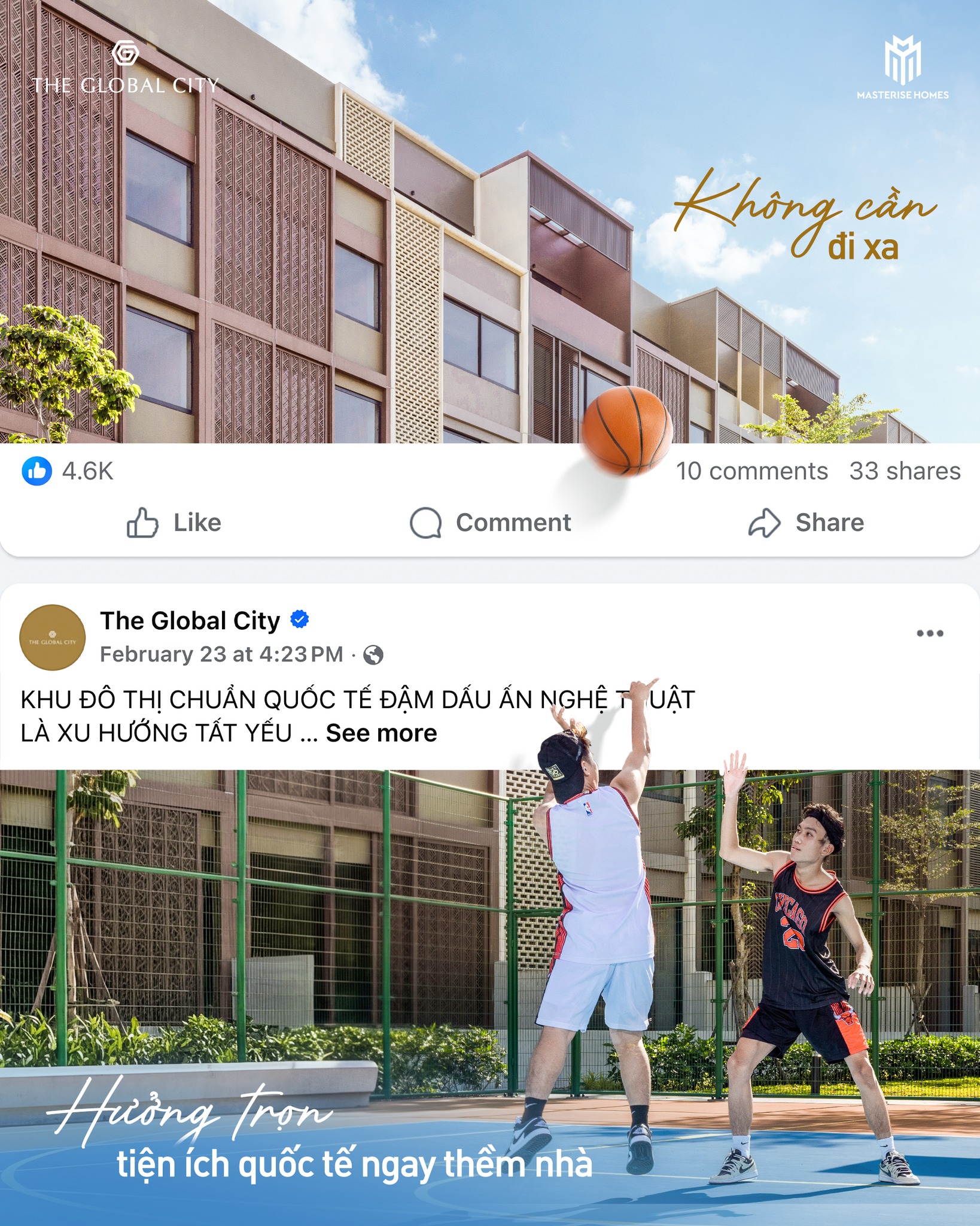 The Global City Facebook ad