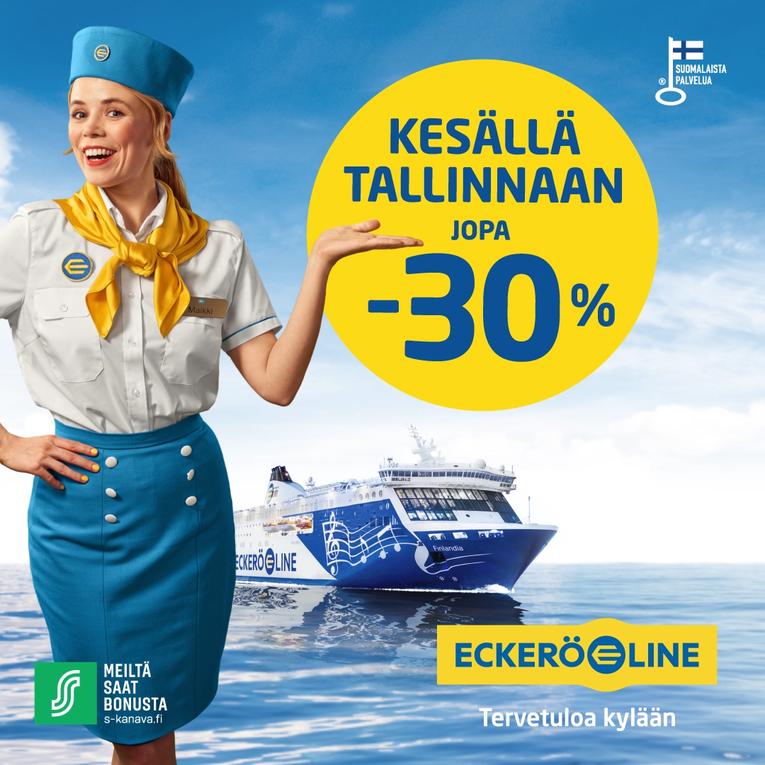 Eckerö Line Facebook ad from May 5, 2026