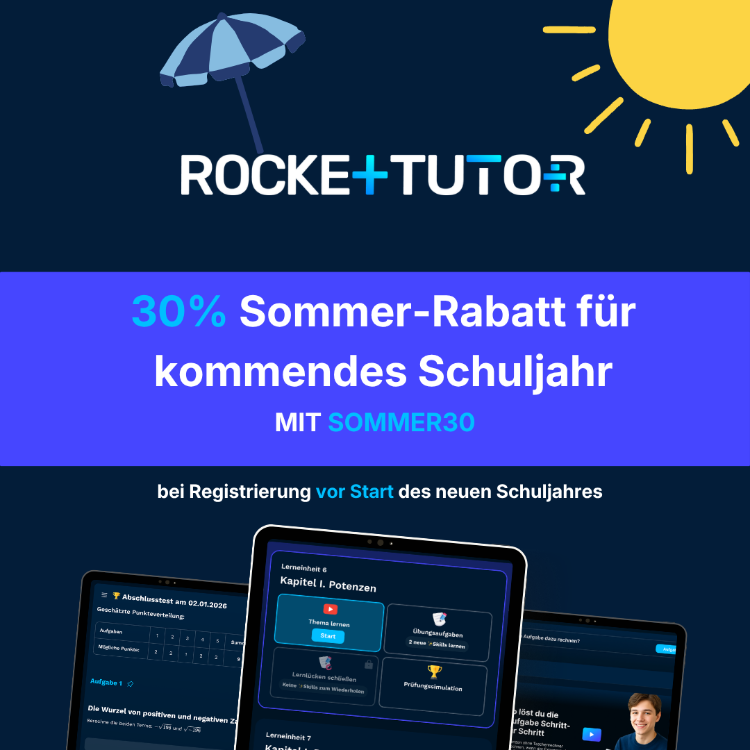 RocketTutor: Deine intelligente Mathe Lernapp Facebook ad