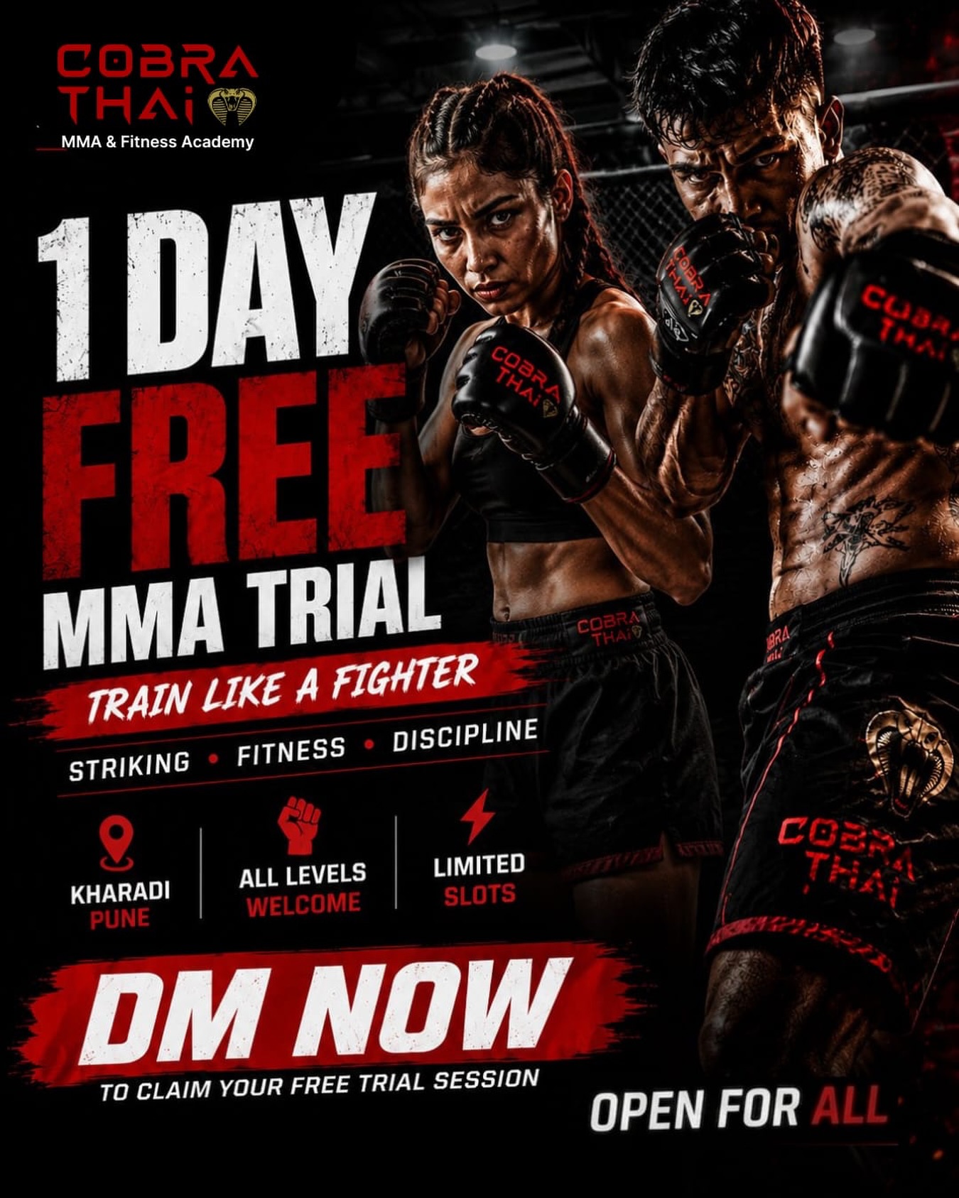 Cobra Thai Gym - Pune, Kharadi Facebook ad: Cobra Thai | Premier MMA & Martial Arts Academy in Pune