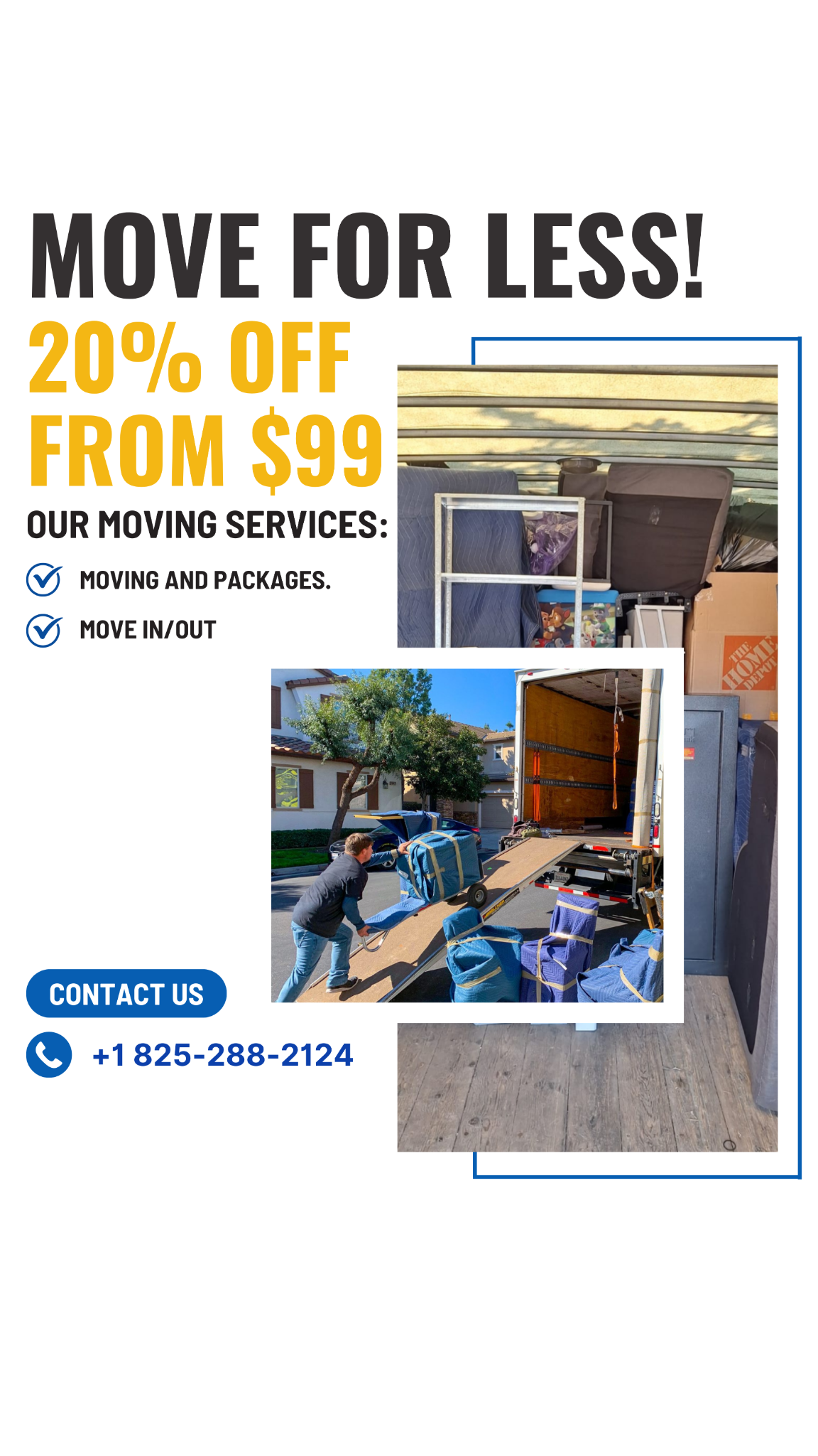 Professional Local Moving Company Facebook ad from Oct 2, 2025