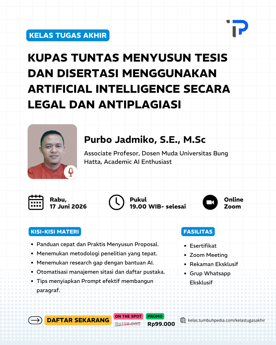 Tumbuhpedia Facebook ad: Daftar Kelasnya Disini>>>