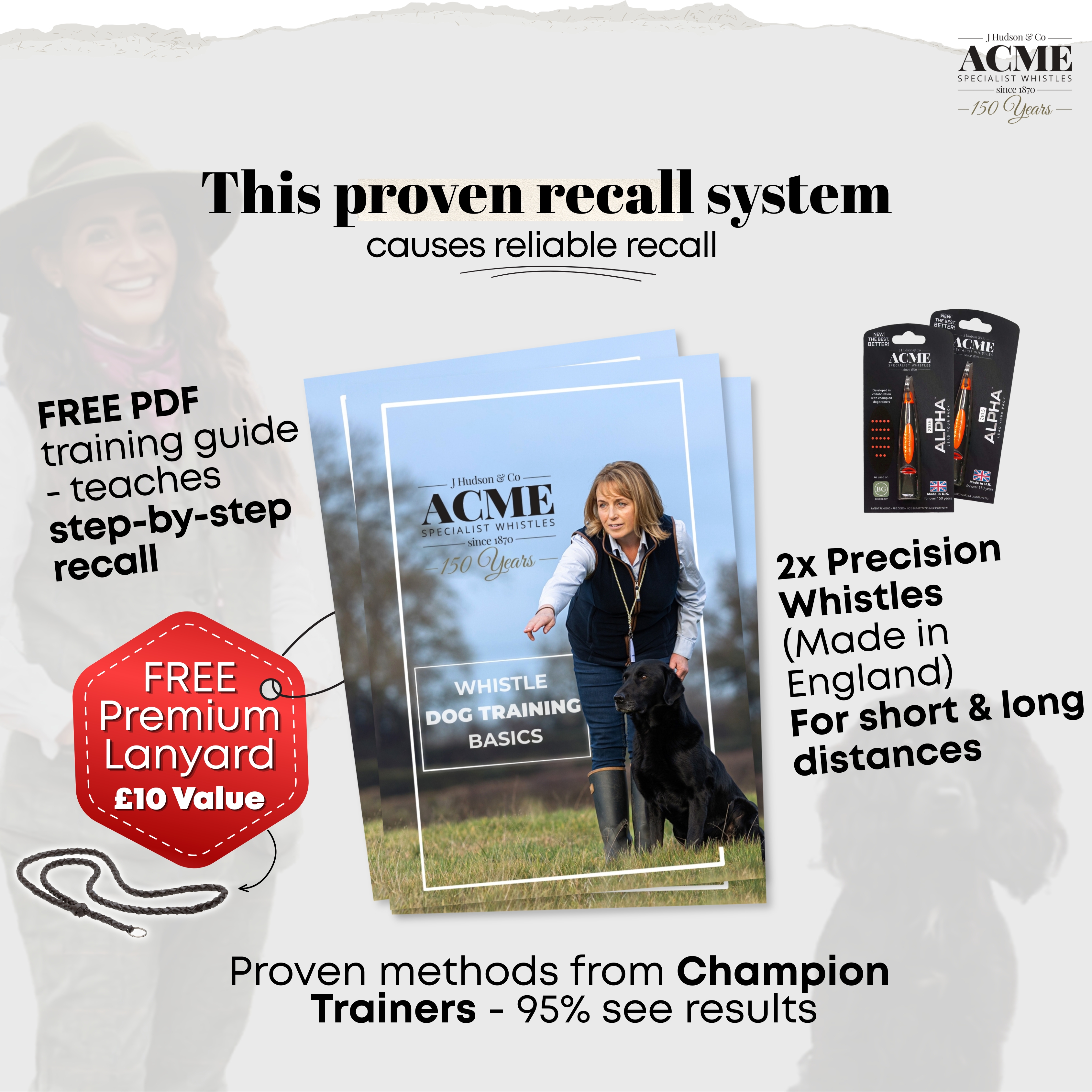 ACME Whistles Facebook ad: ACME Alpha Whistle