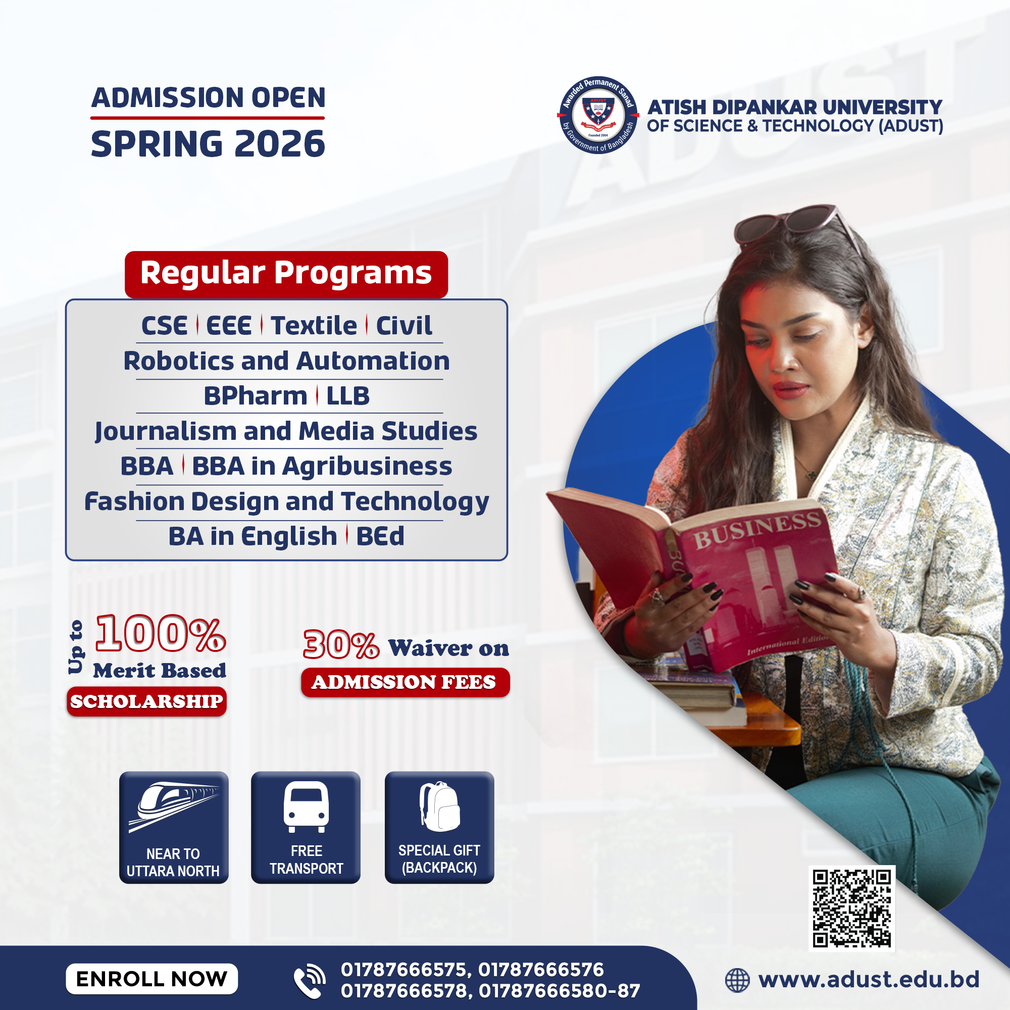 Atish Dipankar University of Science & Technology-ADUST Facebook ad