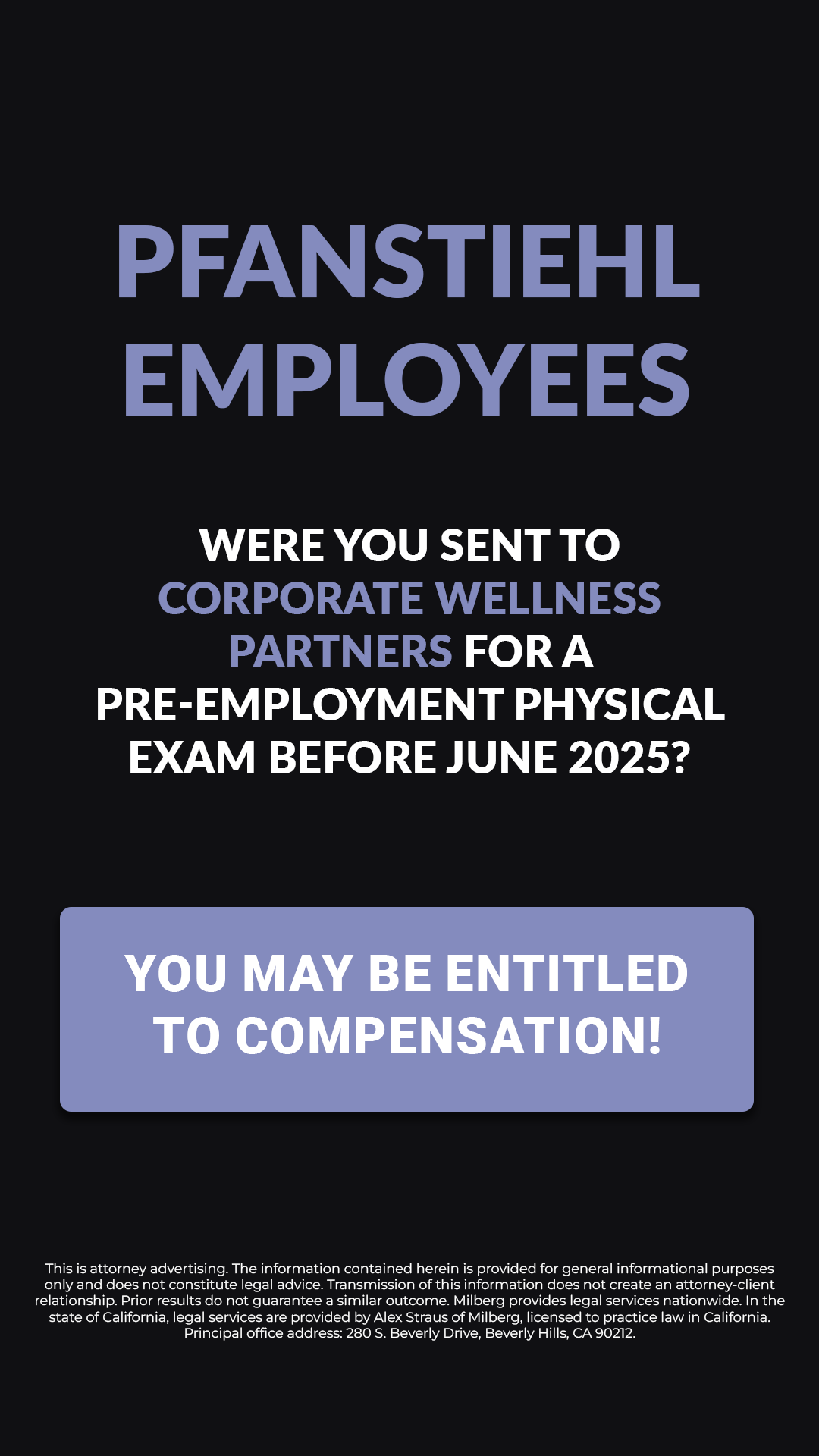 Class Action U Facebook ad