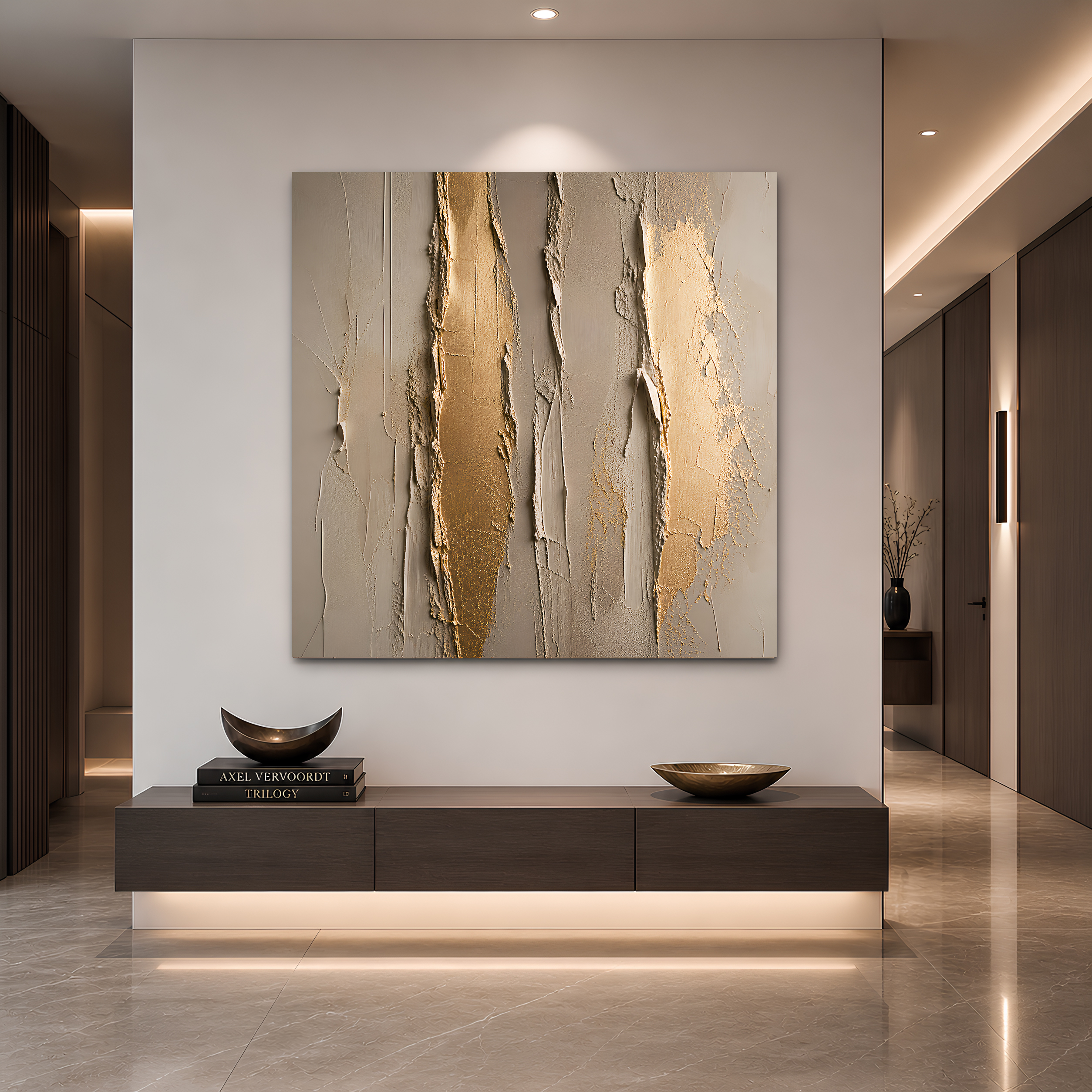 Tailored Canvases - Personalized Art Facebook ad: Golden Texture | Made in the USA | Ships Fast