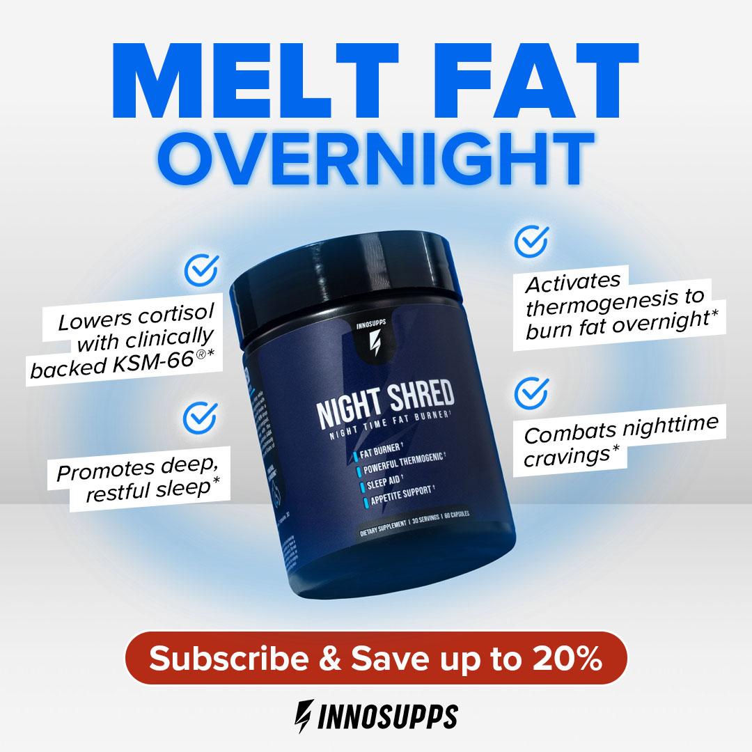 Inno Supps Night Shred Facebook ad