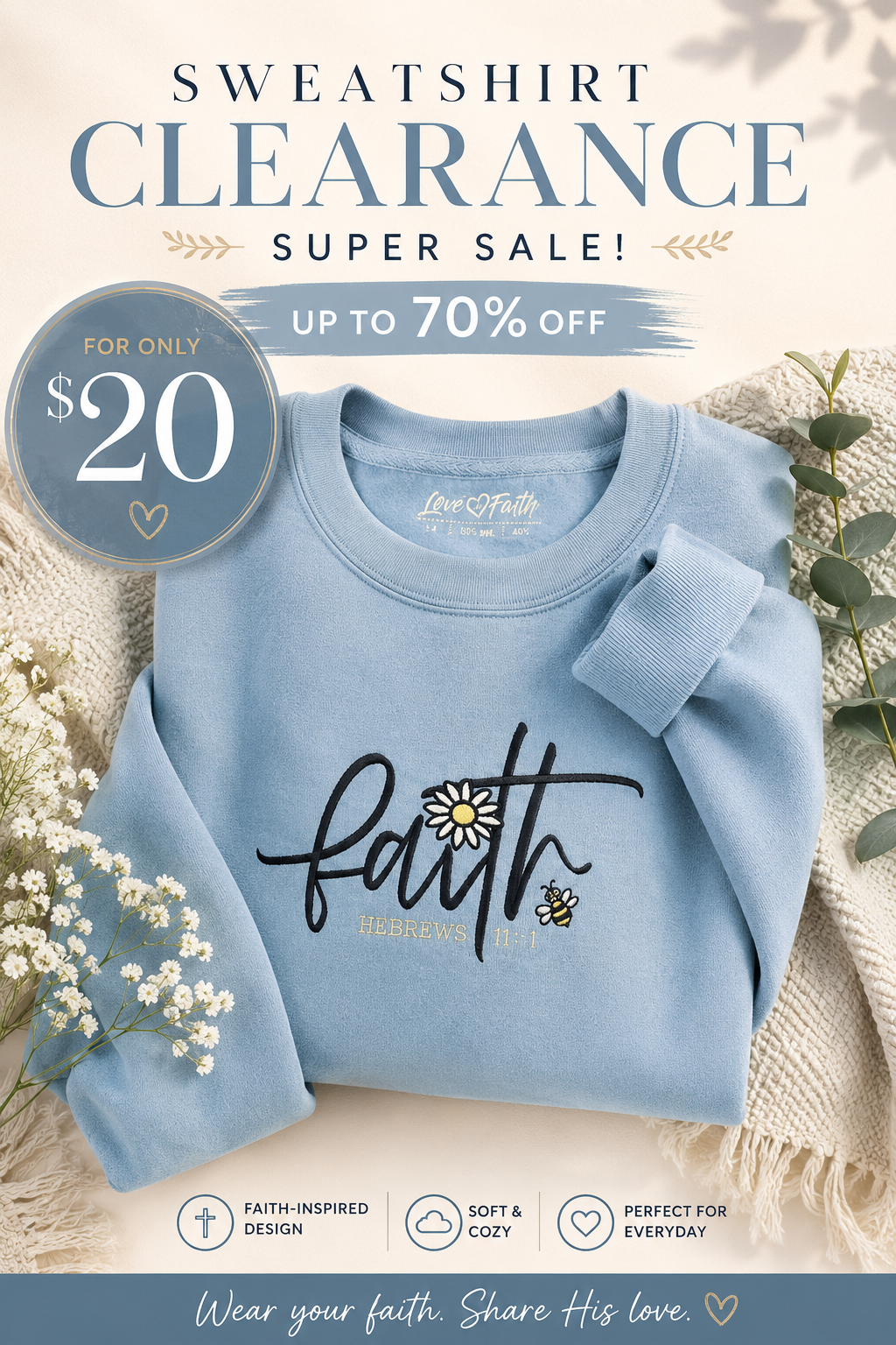 Love in Faith Facebook ad
