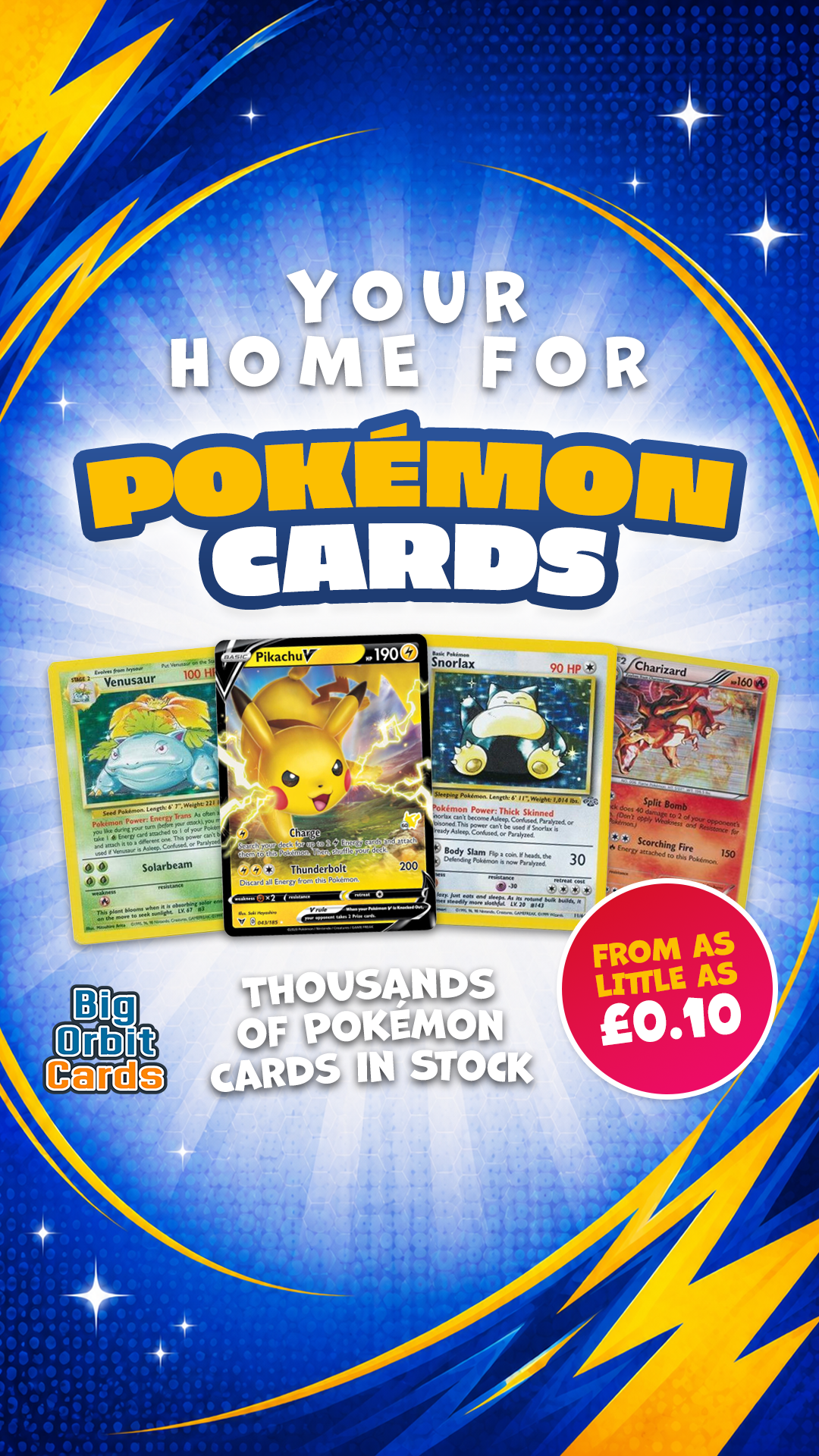 Big Orbit Cards Facebook ad from Aug 10, 2026