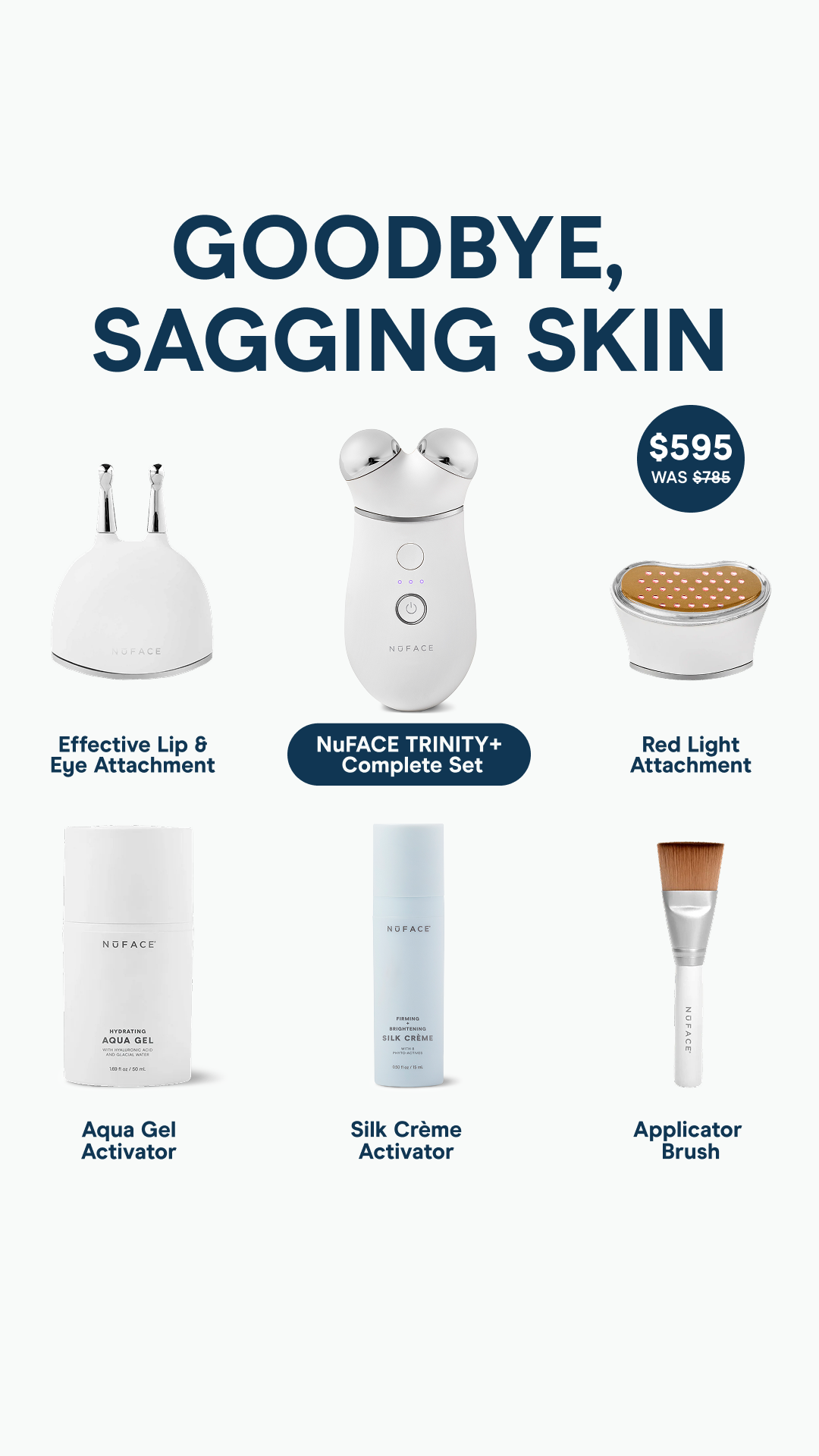NuFACE Facebook ad