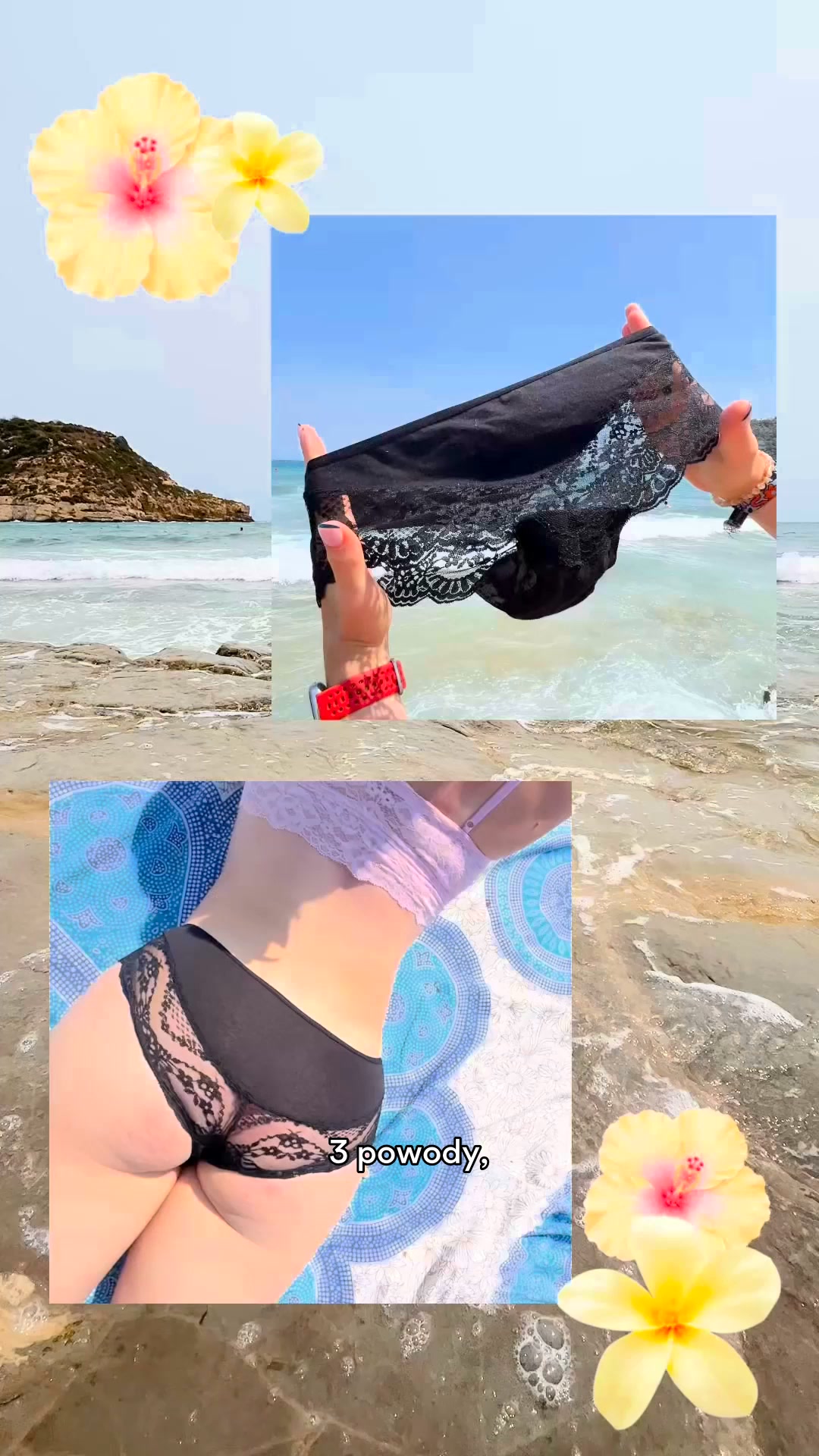 Snocks Facebook ad: Majtki koronkowe typu culotte marki SNOCKS