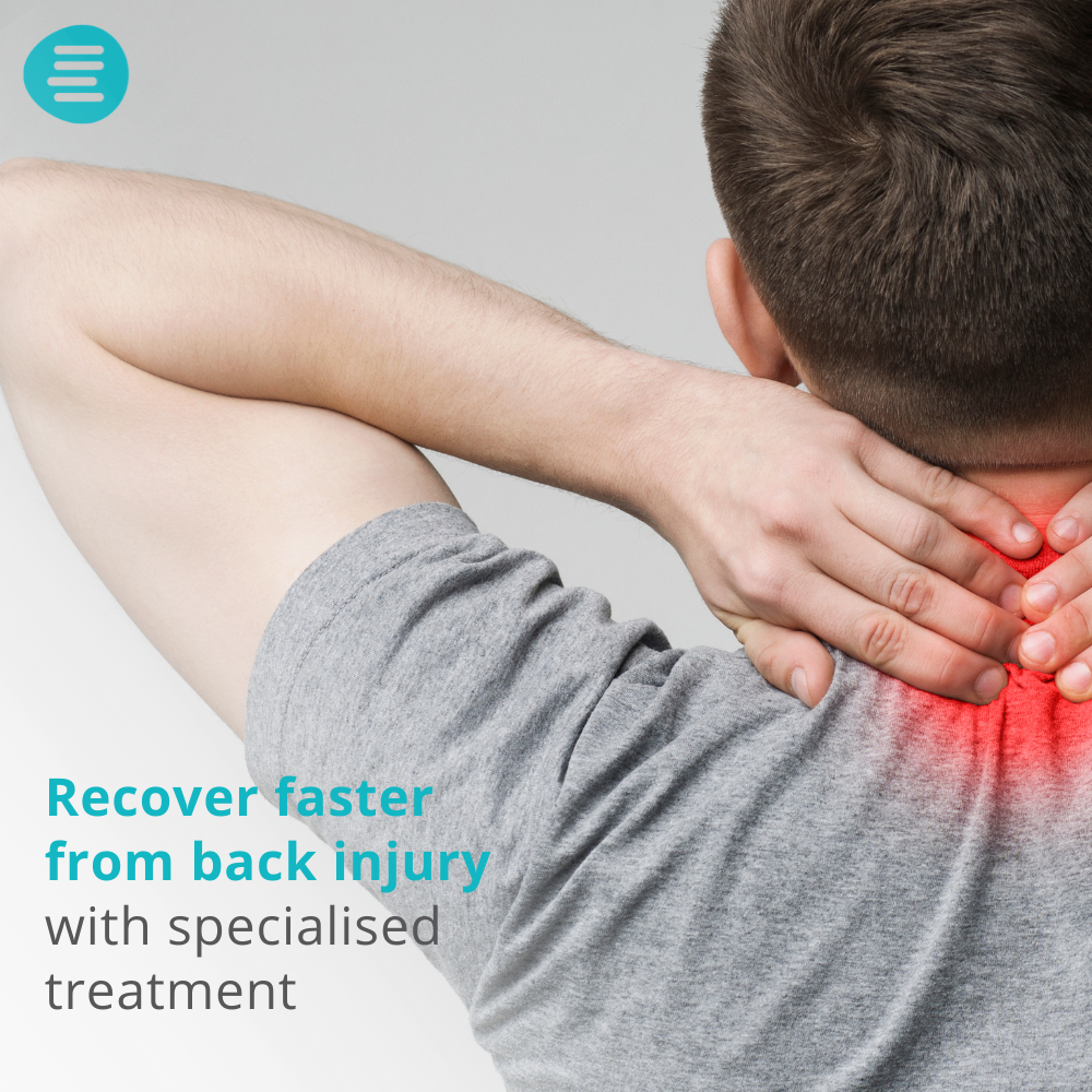 The Back Clinic Facebook ad