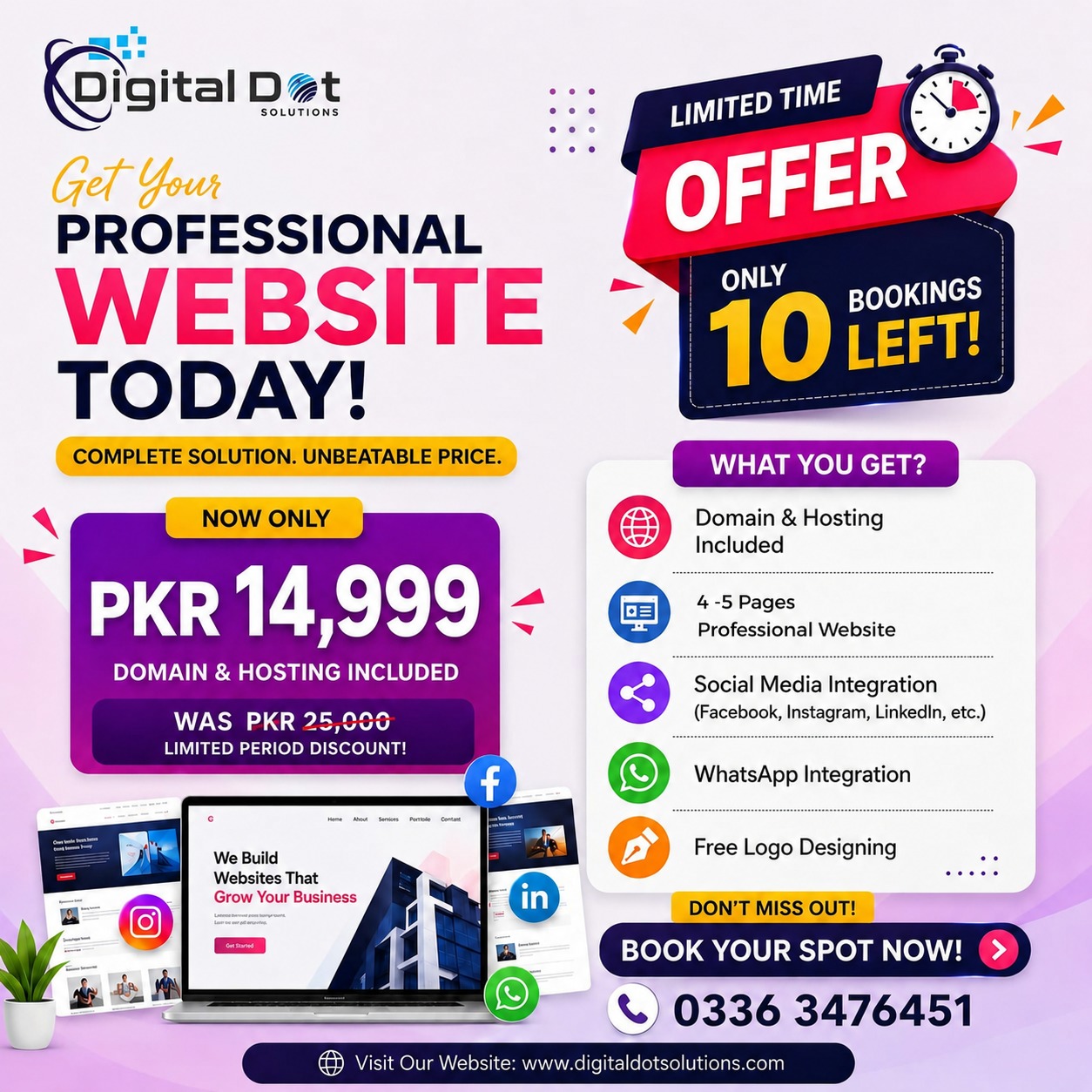 Digital Dot Solutions Facebook ad