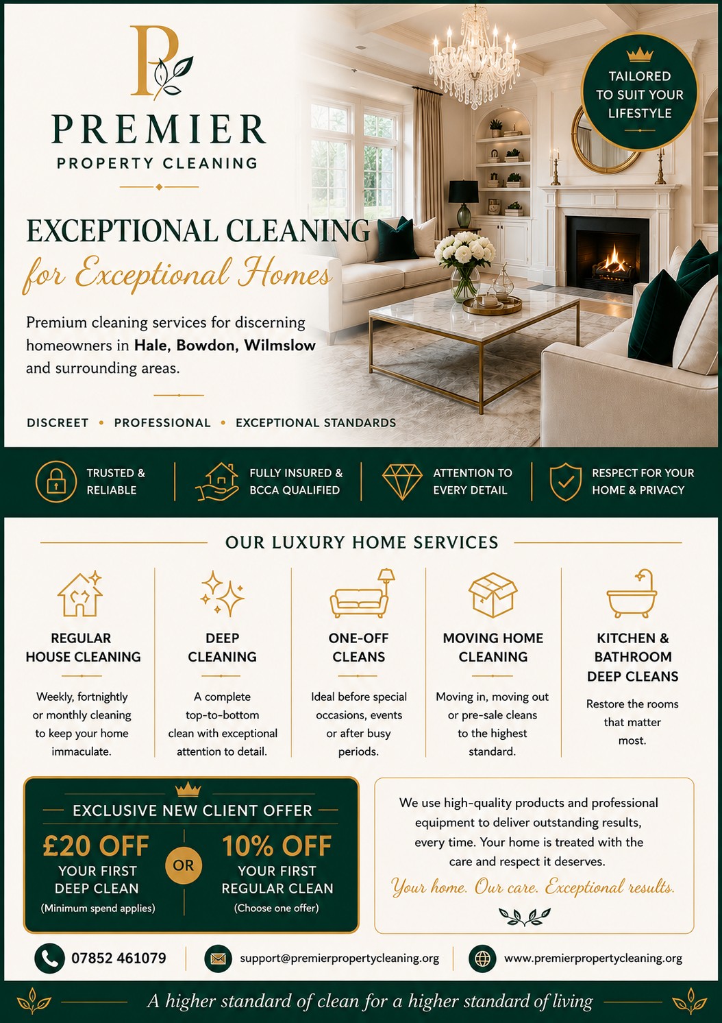 Premier Property Cleaning Facebook ad